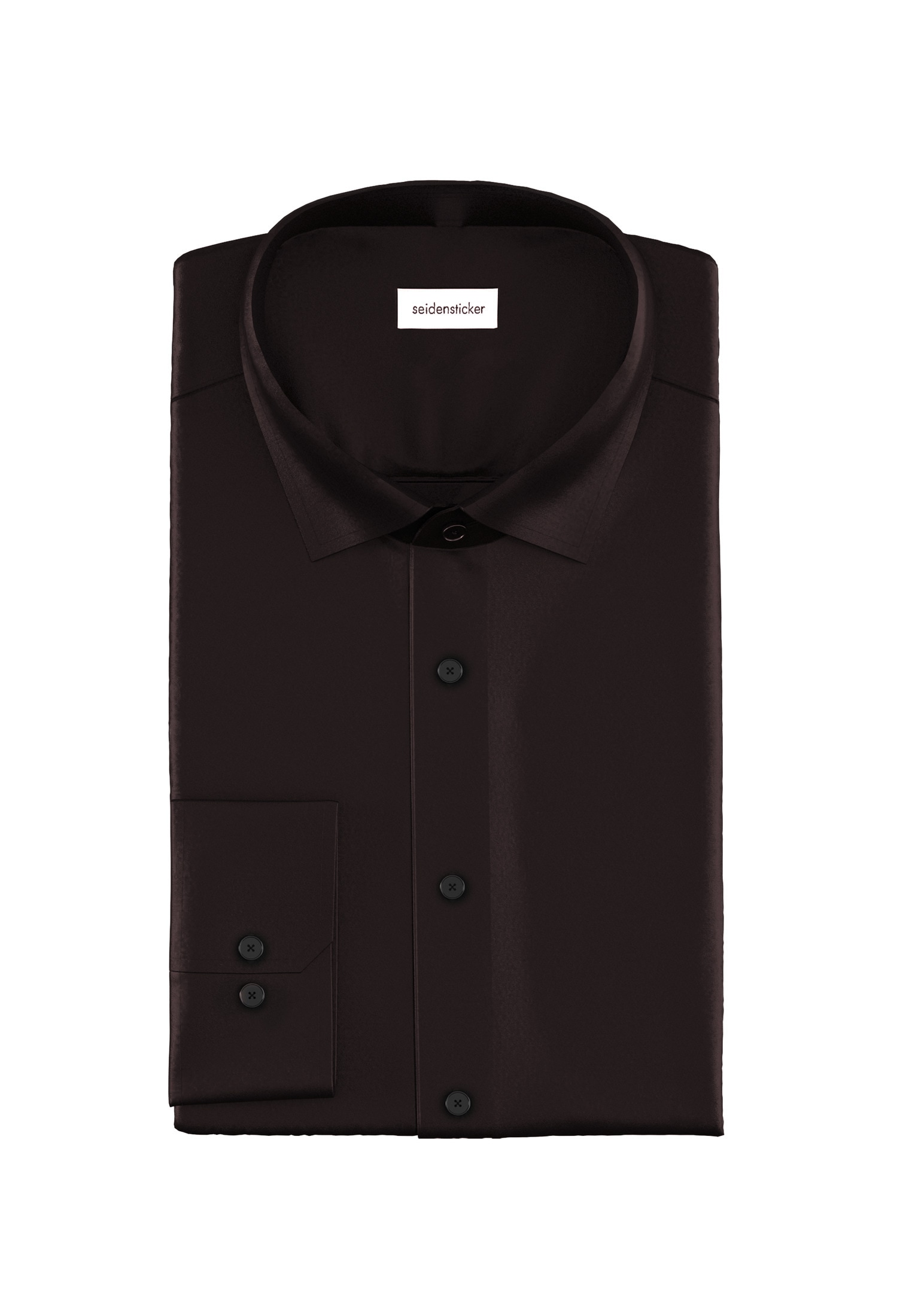 seidensticker Businesshemd »Schwarze Rose«, Shaped 1/1 Extra lang Kentkragen Uni