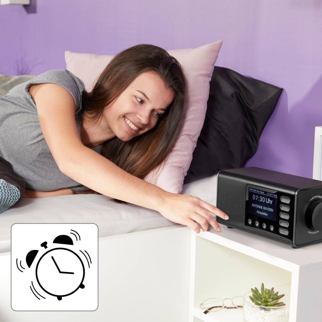 Hama Digitalradio (DAB+) »Digitalradio "DR1000DE", FM/DAB/DAB+, Schwarz Internetradio«, (5 W)