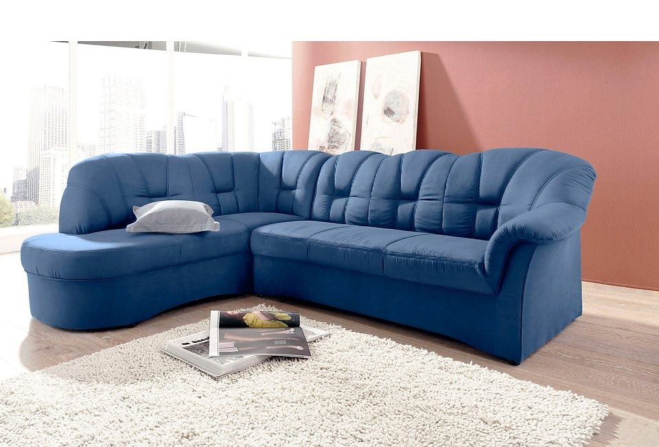 DOMO collection Ecksofa »Papenburg L-Form«, mit Ottomane, wahlweise mit Bettfunktion