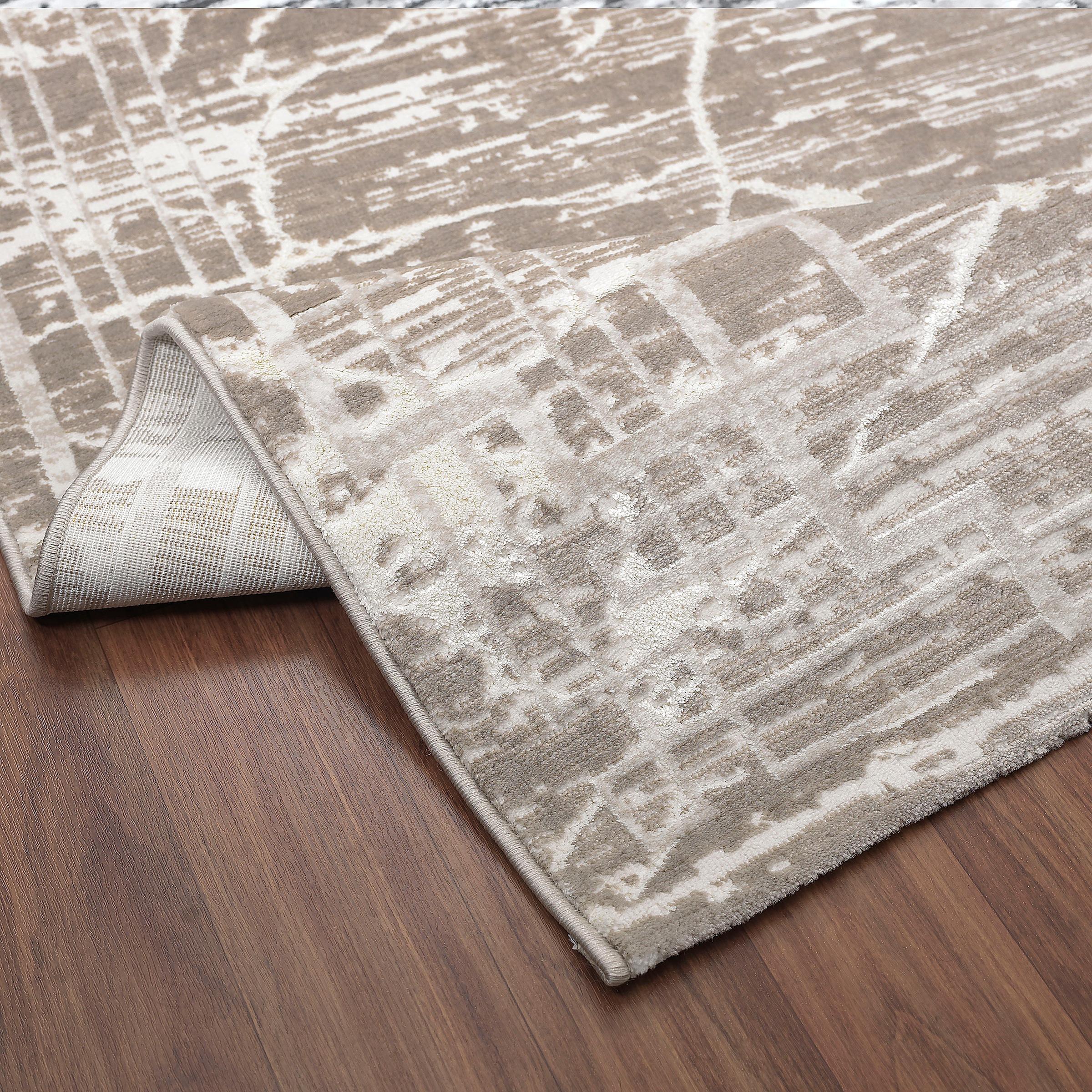 Sanat Teppich »Harmony 3214«, rechteckig, 12 mm Höhe, abstrakter Kurzflorteppich, Wohnzimmer, auch als Läufer