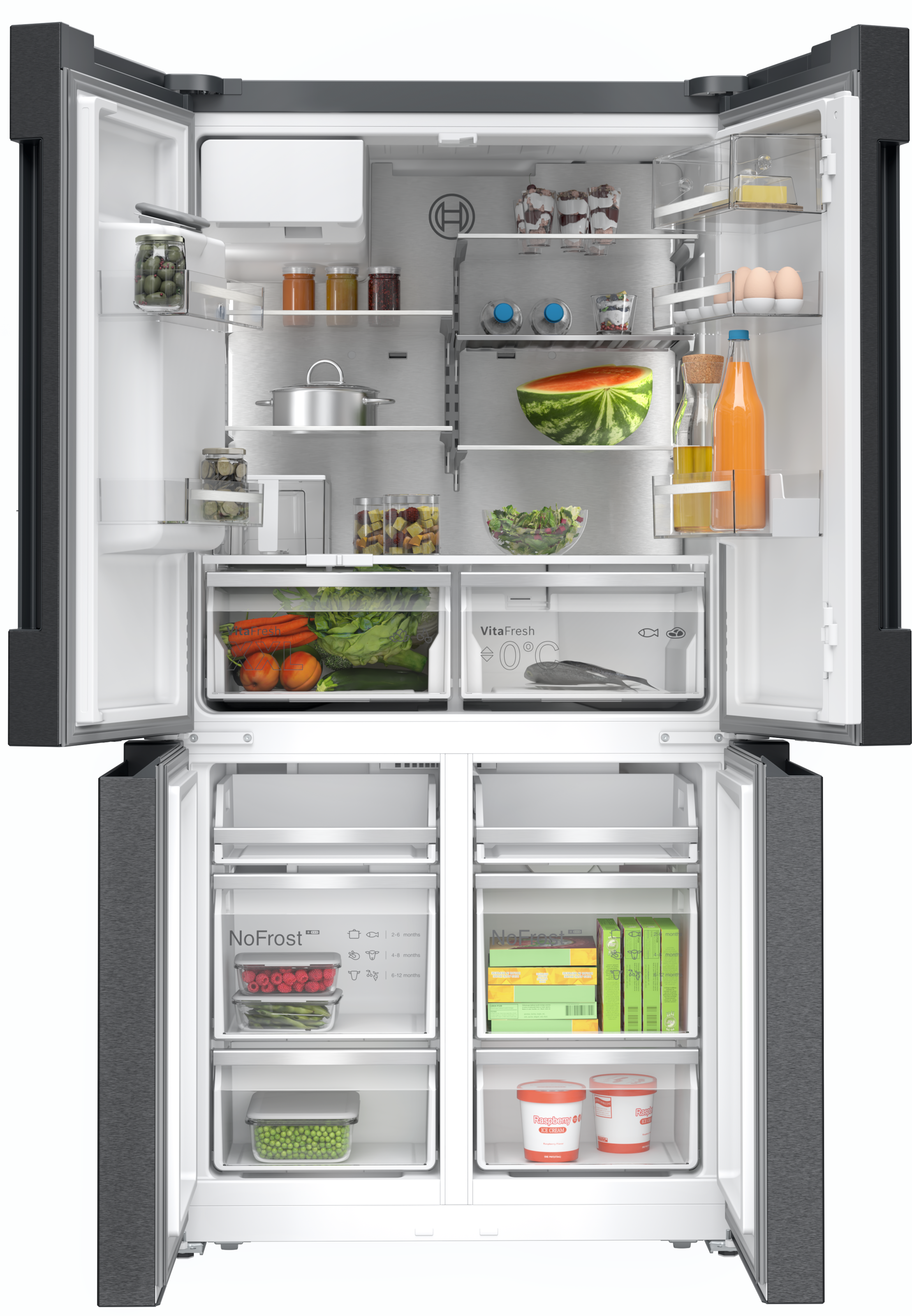 BOSCH Multi Door Serie 6 »KFI96AXEA« 183 cm hoch 90,5 cm breit