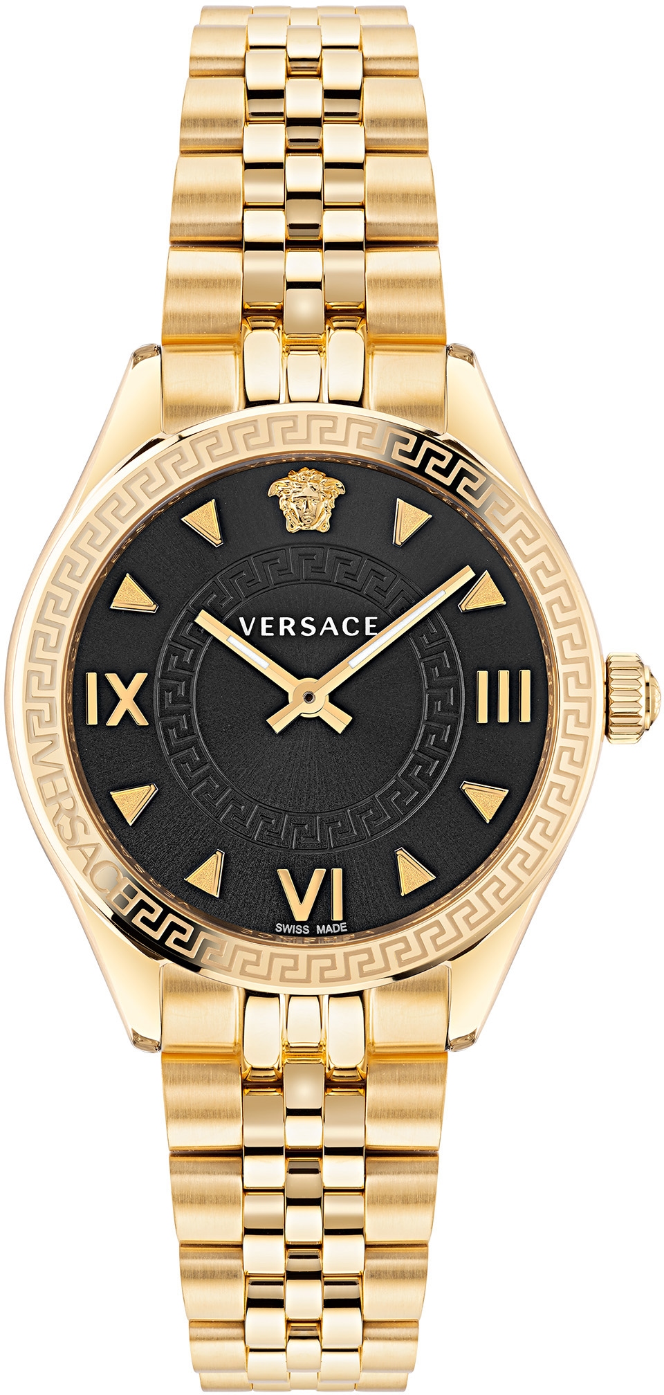 Versace Quarzuhr »HELLENYIUM LADY, VE2S00622«, Armbanduhr, Damenuhr, Saphirglas, Swiss Made, Leuchtzeiger
