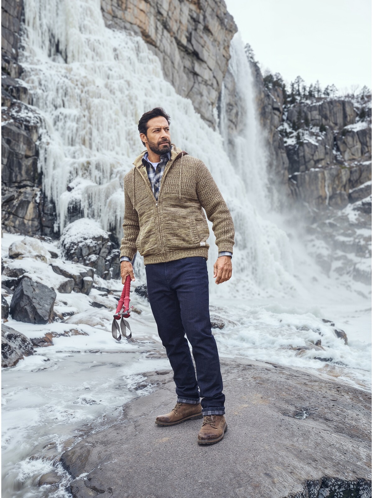 Jan Vanderstorm Strickjacke »Outdoor Strickjacke INGLAND«