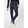 Cecil Slim-fit-Jeans »Style Toronto«, mit klassischer dunkelblauer Waschung