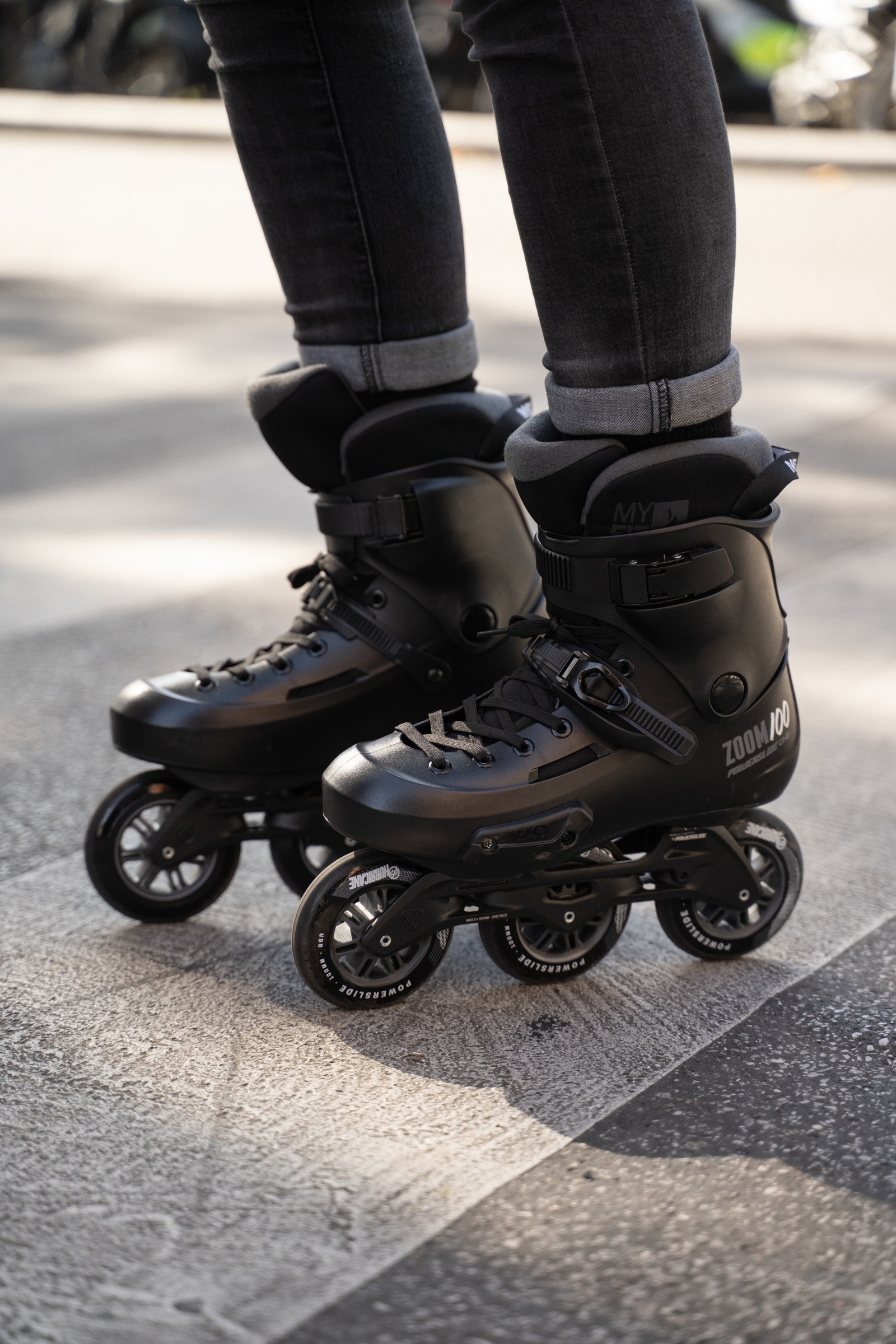 Powerslide Inlineskates »Zoom Pro Black 100«