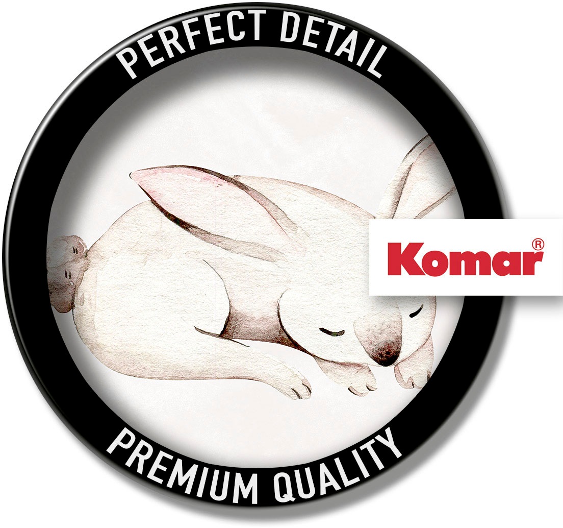 Komar Bild »Sleepy Bunny«, Natur, (1 St.), Wandbild zur Dekoration - ohne Rahmen