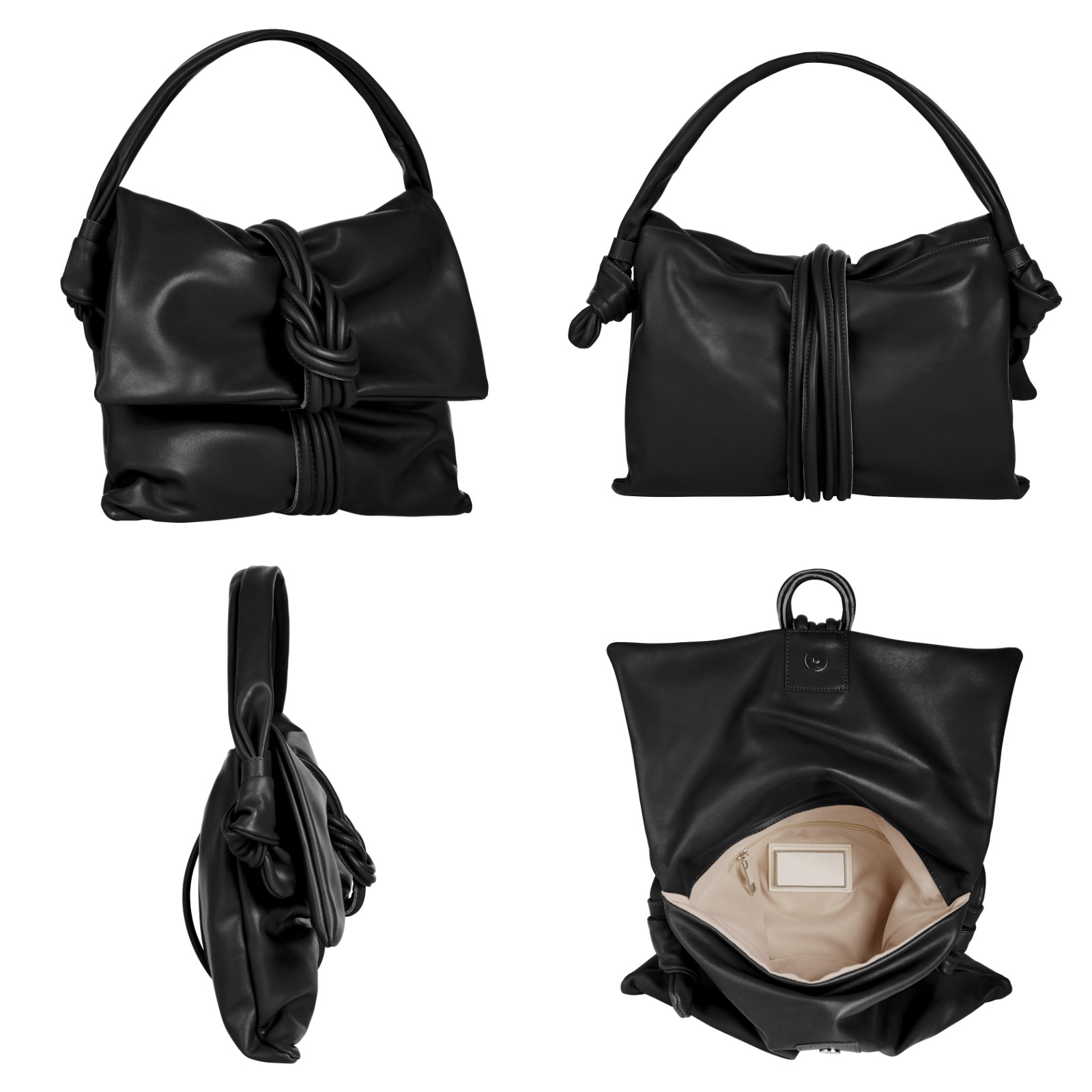 Samantha Look Henkeltasche, echt Leder, Made in Italy