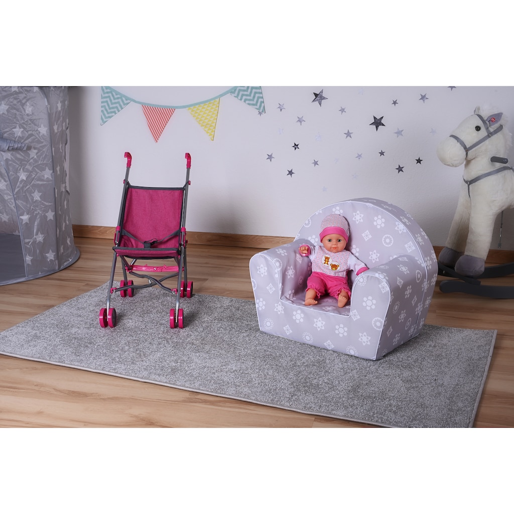 Knorrtoys® Sessel »Royal Grey«, für Kinder; Made in Europe