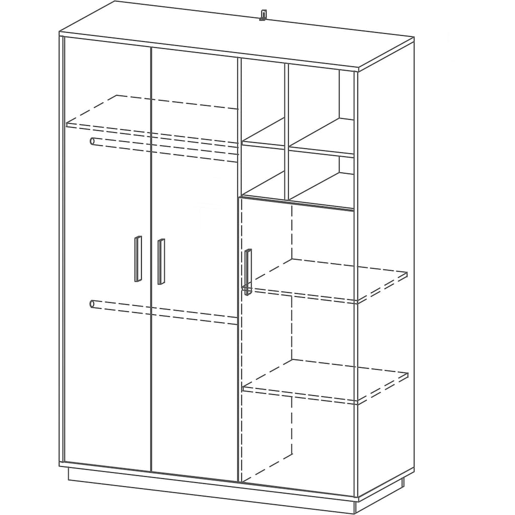 roba® Babyzimmer-Komplettset »Olaf«, (Set, 3 St., Kinderbett, Wickelkommode, Kleiderschrank)