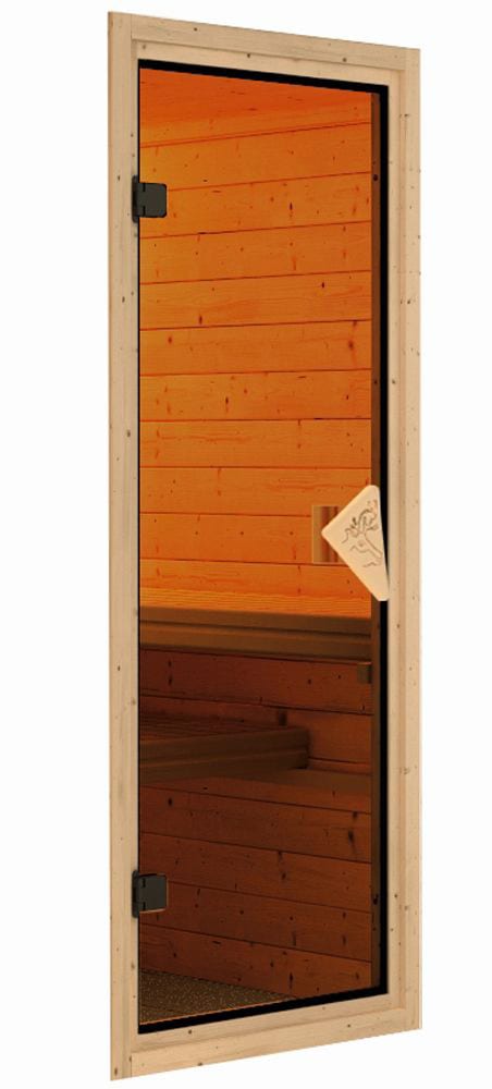 Karibu Sauna »Gitte« Set,  Ofen 9 kW integr. Strg