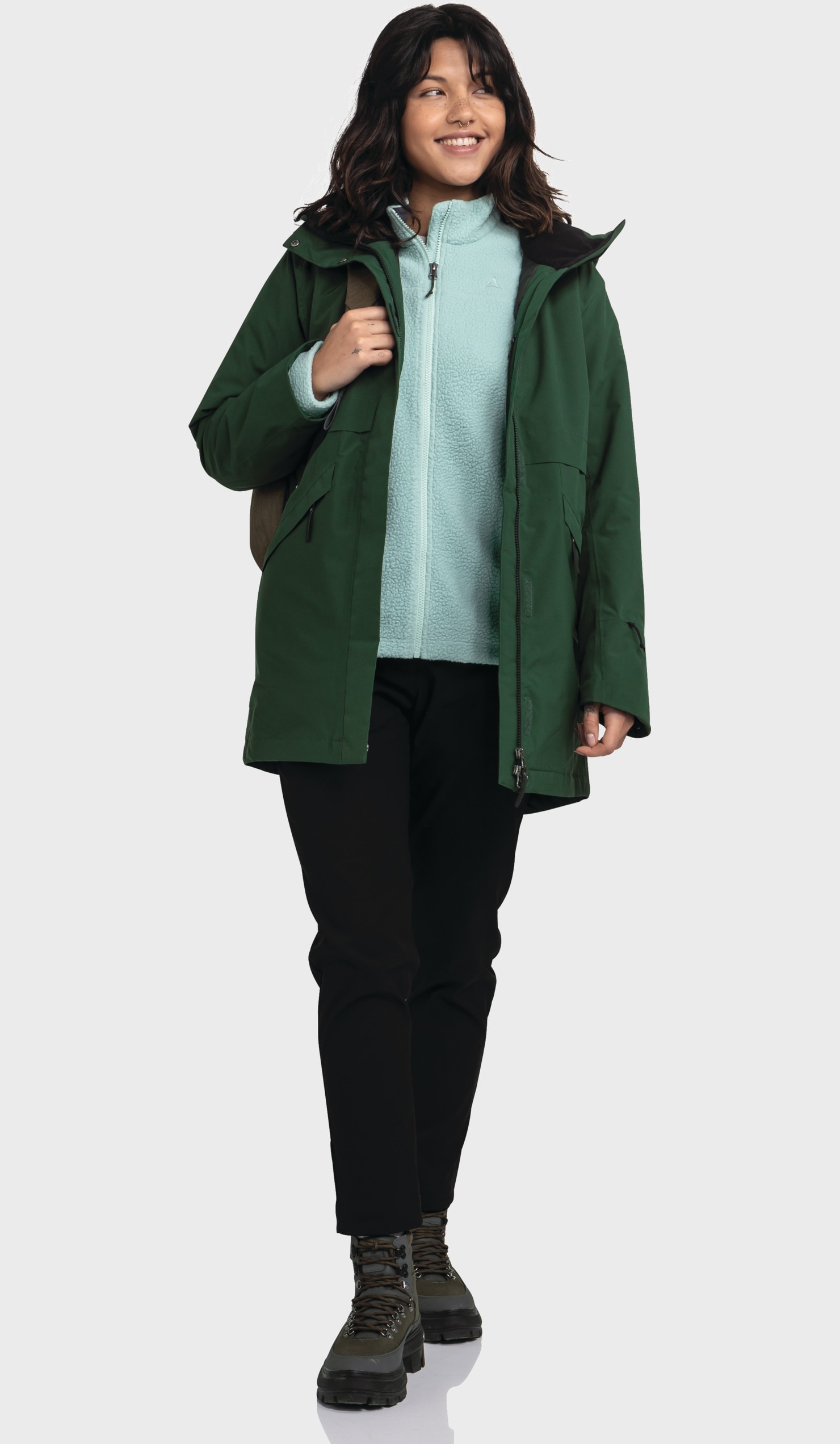 Schöffel Parka »Ins Parka Style Malkay WMS« mit Kapuze