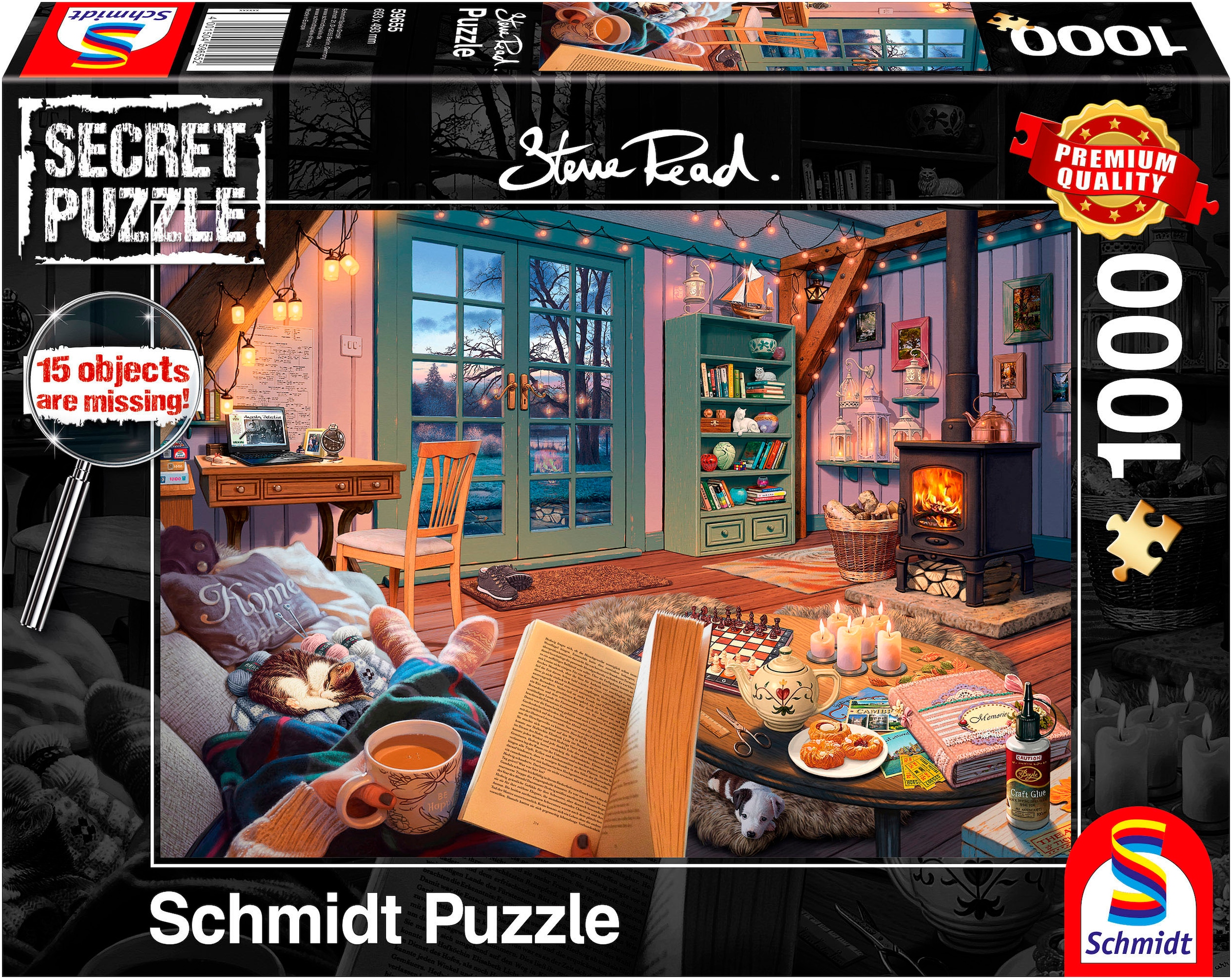 Puzzle »Secret, Im Ferienhaus von Steve Read«, (1000 tlg.), Made in Germany