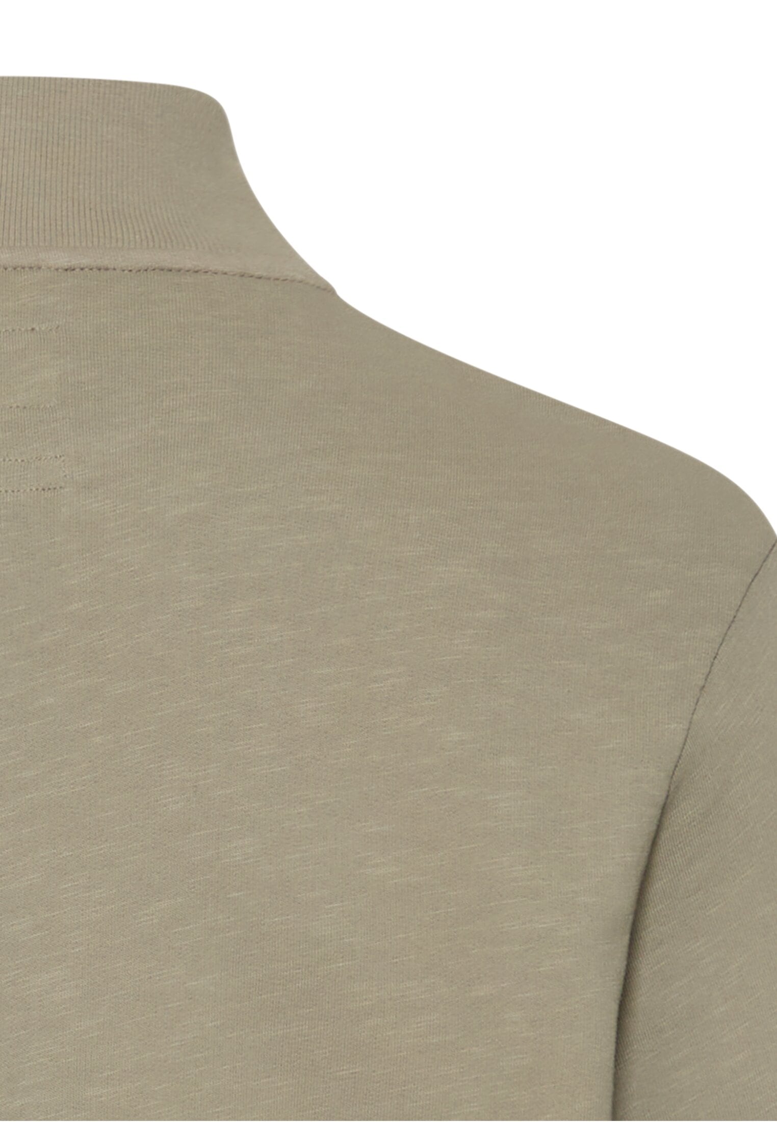 camel active Sweatjacke mit Stehkragen und Reißverschluss