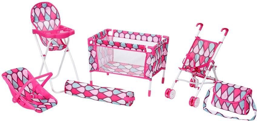 Knorrtoys® Puppen Reiseset »Puppenreiseset Pink«, (Set, 6 tlg.) kaufen