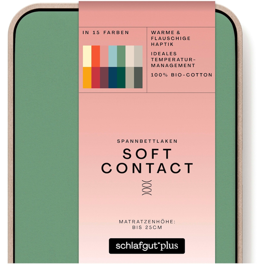 Schlafgut Spannbettlaken »Soft Contact«