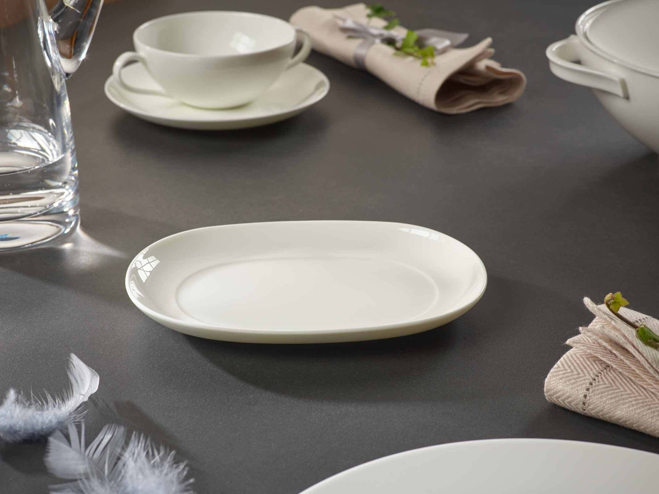 Villeroy & Boch Sauciere »Sauciere mit Untertasse Anmut weiß« 2 Spülmaschinenfest, Mikrowellensicher