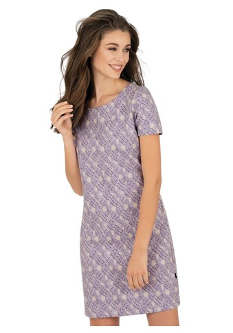 Trigema Jerseykleid »TRIGEMA Kleid mit modischem Allover-Print in Strickoptik« kaufen