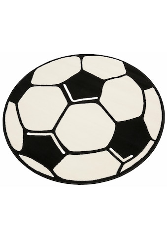 Kinderteppich »Fußball«, rund