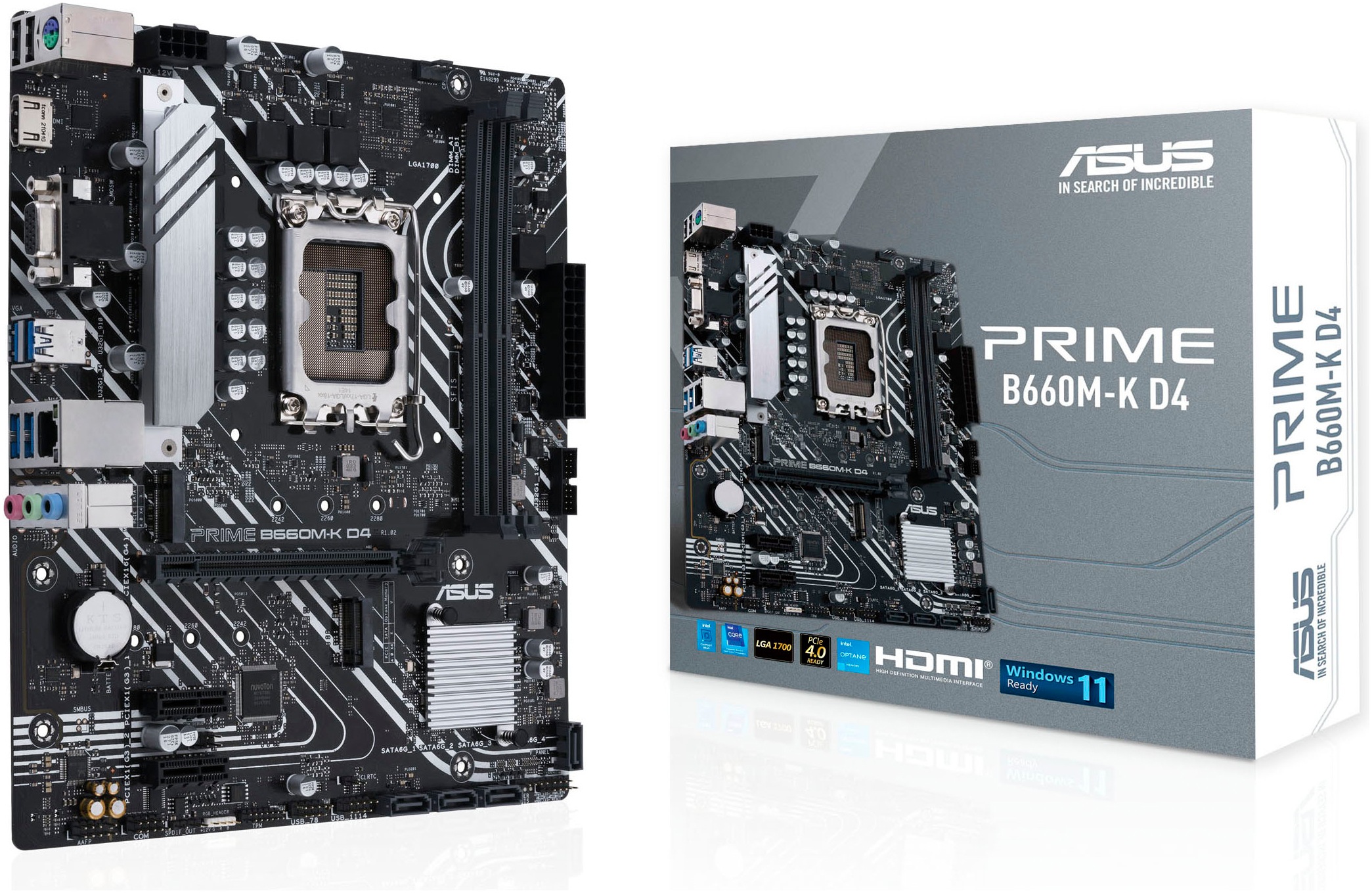 Asus Mainboard »PRIME B660M-K D4«