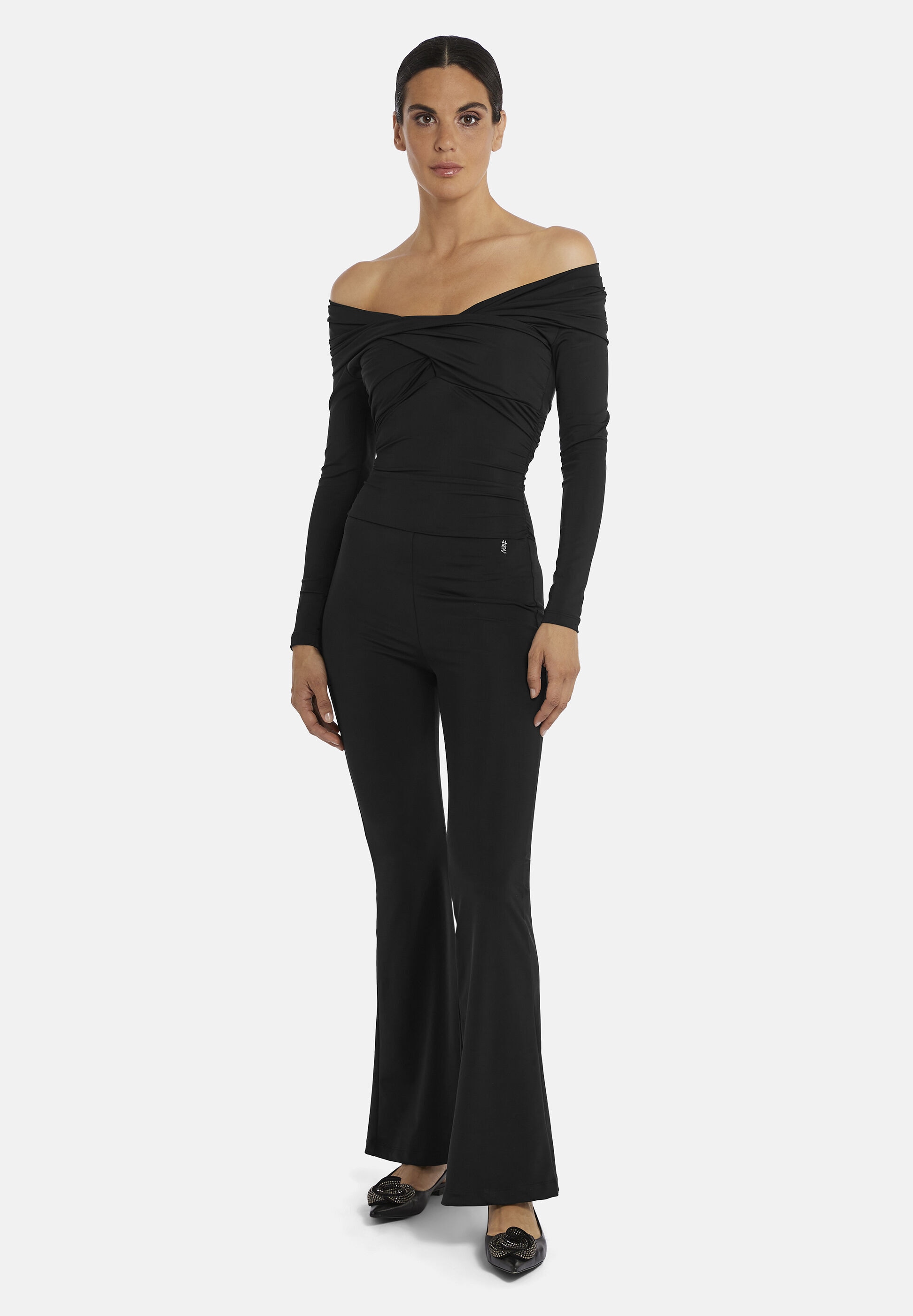 Nicowa Jumpsuit »Nicowa Jumpsuit FIOLIWA« mit Bardot-Dekolleté