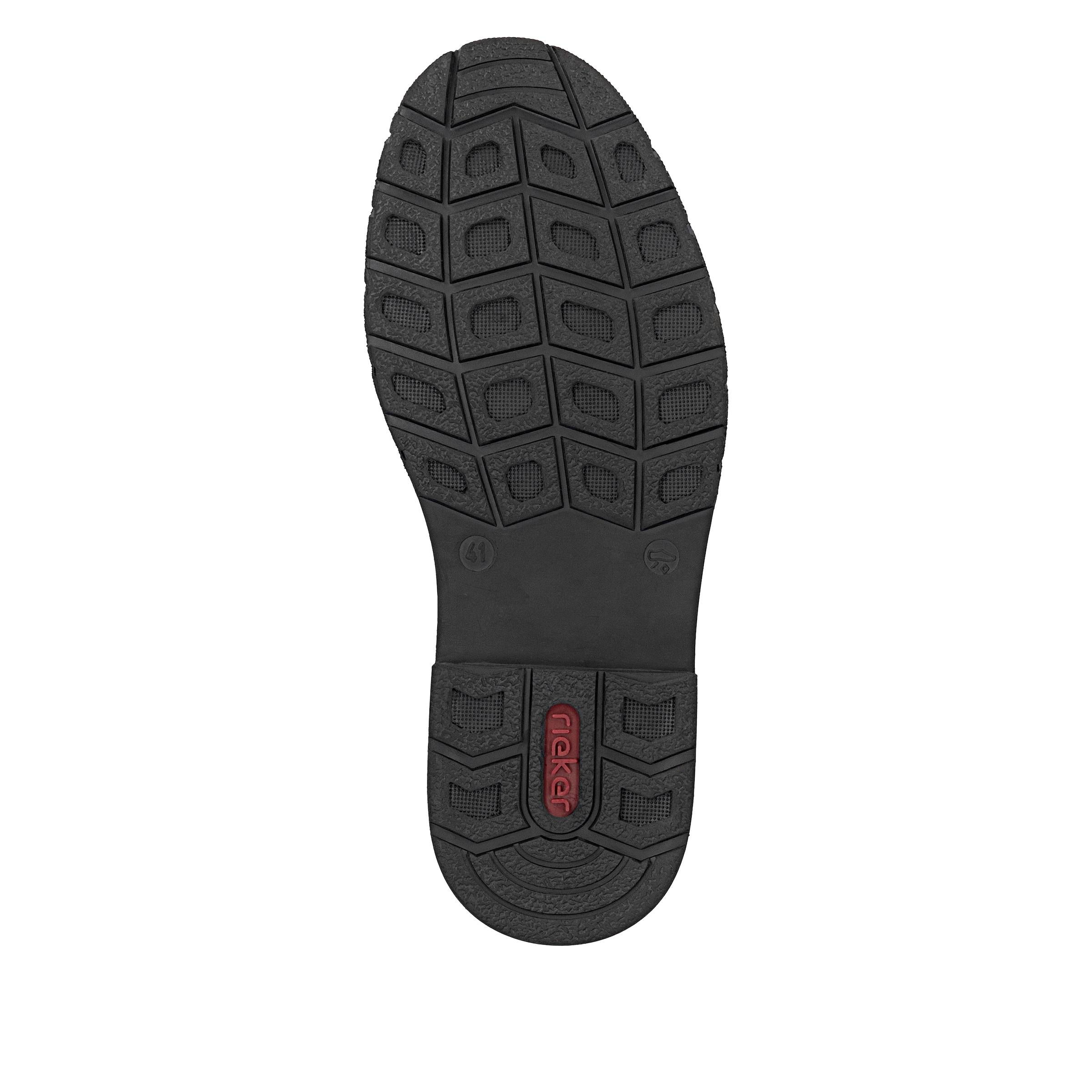 Rieker Schnürschuh  Halbschuh, Basic-Schnürer, mit Profilsohle und Lederinnensohle