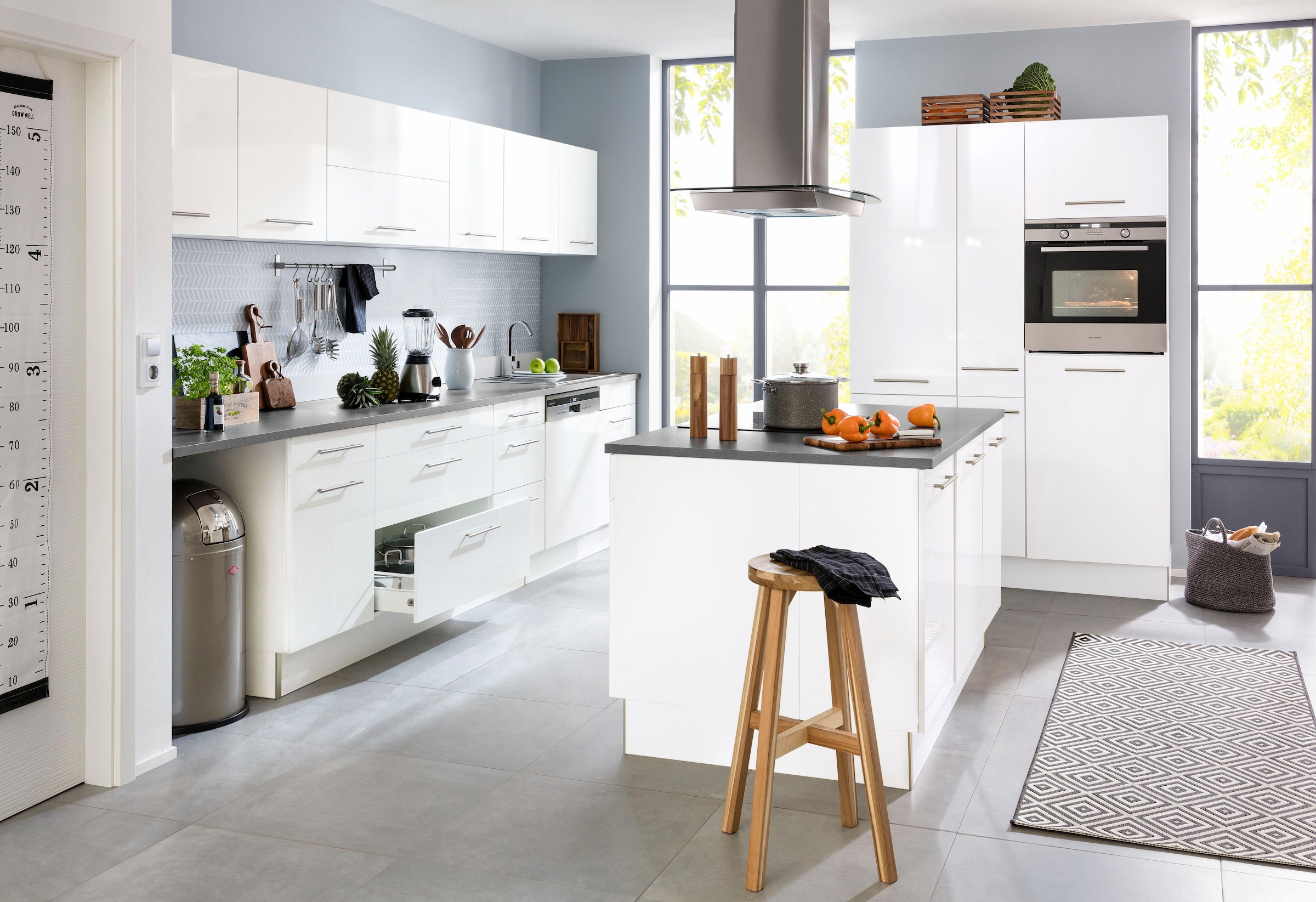 wiho Küchen auf Soft-Close-Funktion mit Kochfeldumbauschrank breit, Raten 60 cm kaufen »Ela«