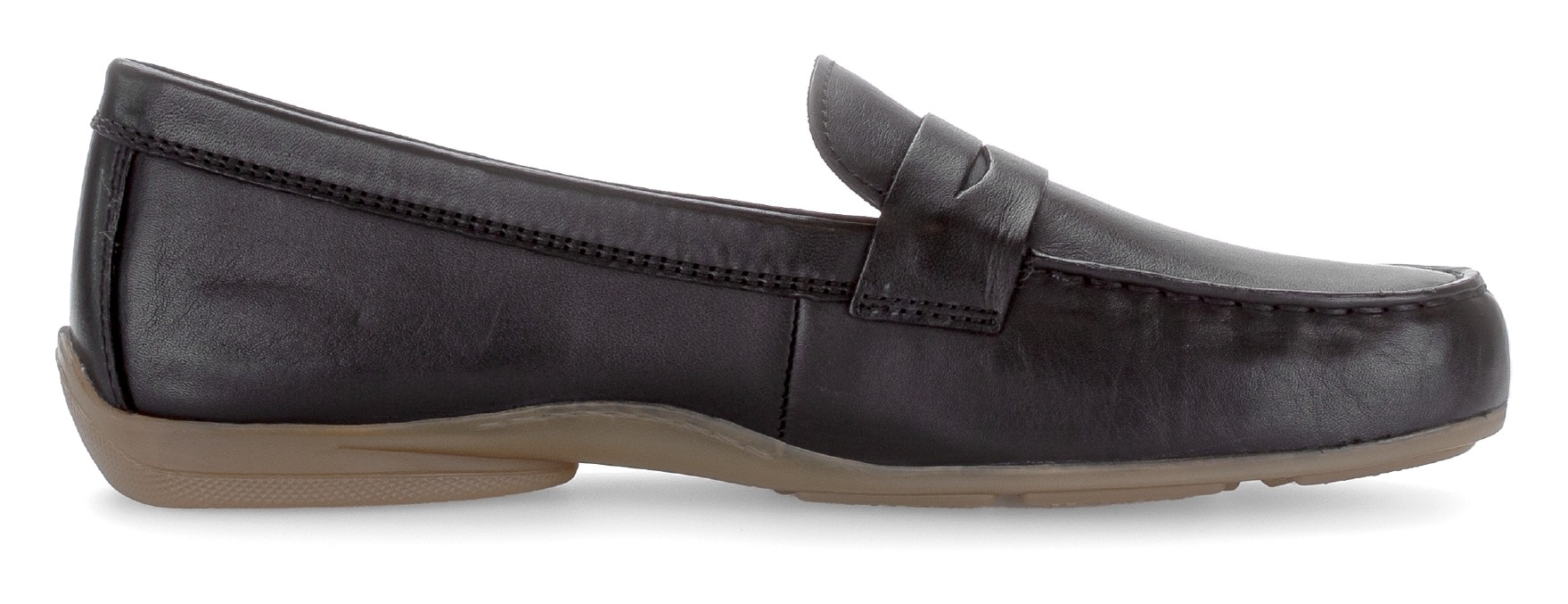 Gabor Mokassin, Halbschuh, Businessschuh, Schlupfeschuh mit Zierriegel