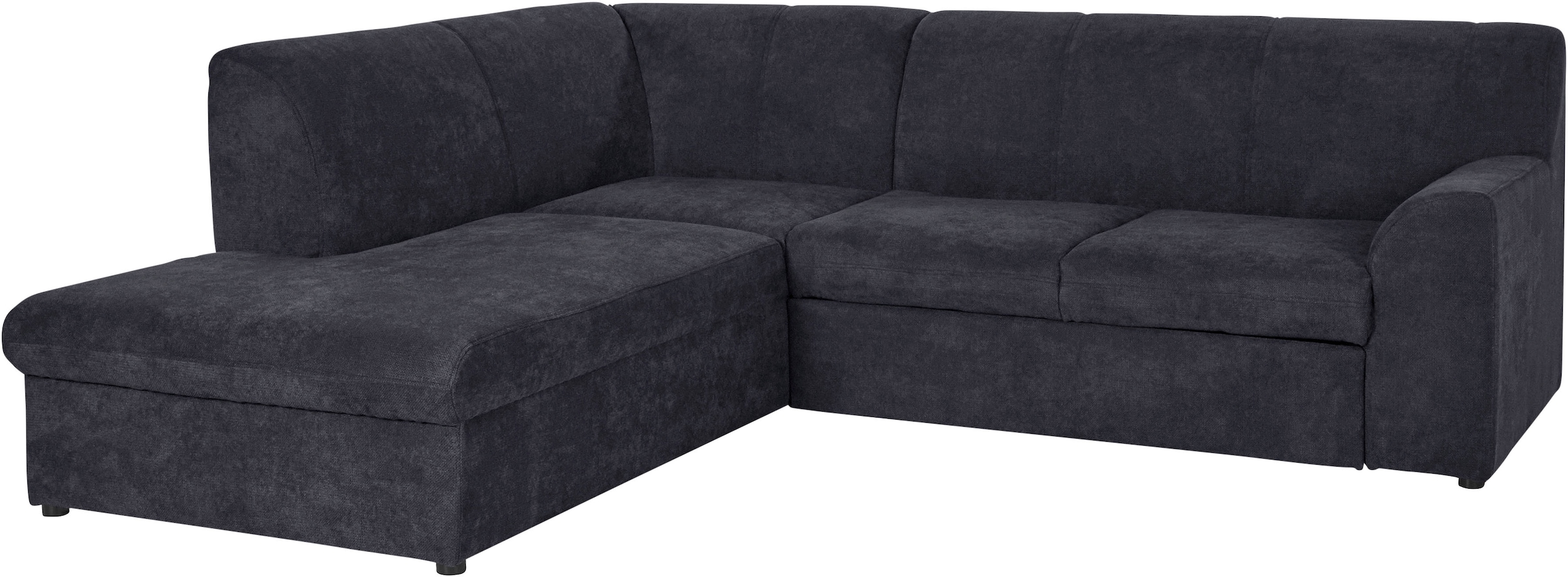 DOMO collection Ecksofa »Topper zeitlos elegant, kompakte Stellmaße, OTTOs Choice, L-Form«, mit Ottomane, wahlweise mit Schlaffunktion
