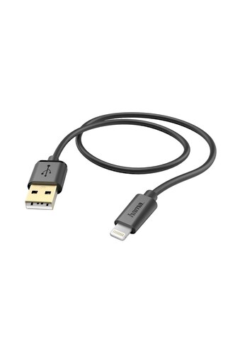 Hama USB-Kabel »Lade-/Datenkabel, Lightning, 1,5 m, Schwarz, USB-Kabel«, Lightning-USB... kaufen