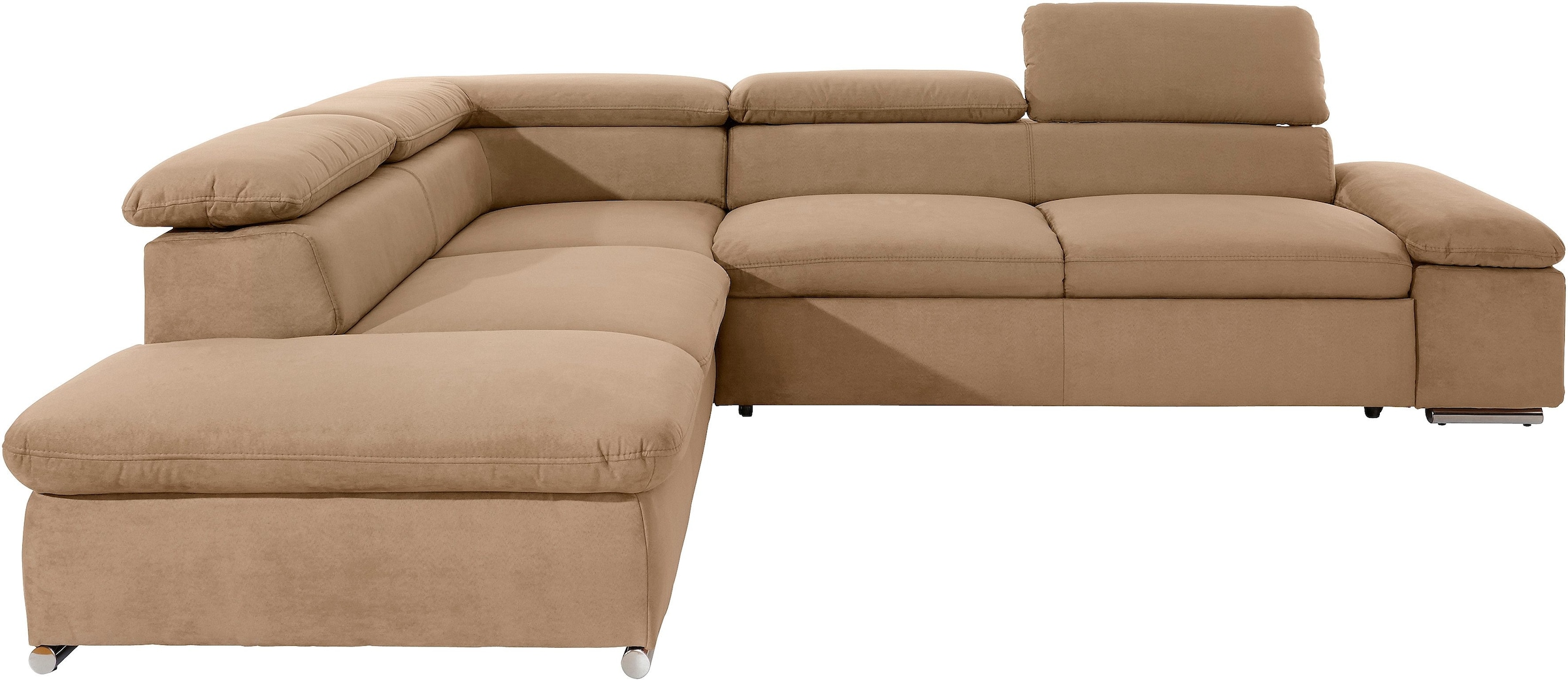 sit&more Ecksofa »Alcatraz L-Form«, wahlweise mit Bettfunktion