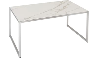 Henke Möbel Couchtisch, Tischplatte aus hochwertiger Keramik, jeder Tisch ein Unikat... kaufen