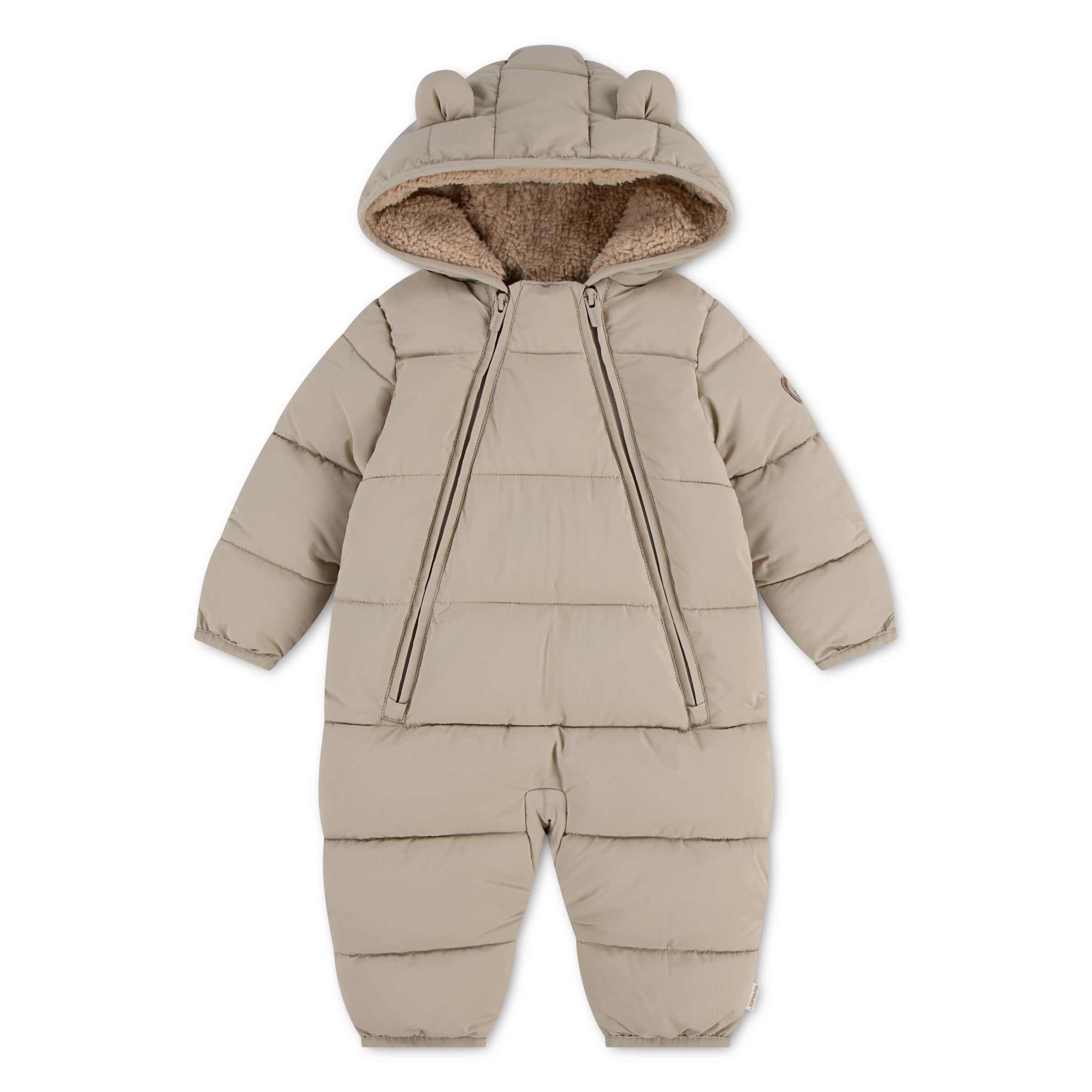 HUGGIES babywear Schneeoverall Schneeanzug für Girls und Boys mit Kapuze und Hasenohren