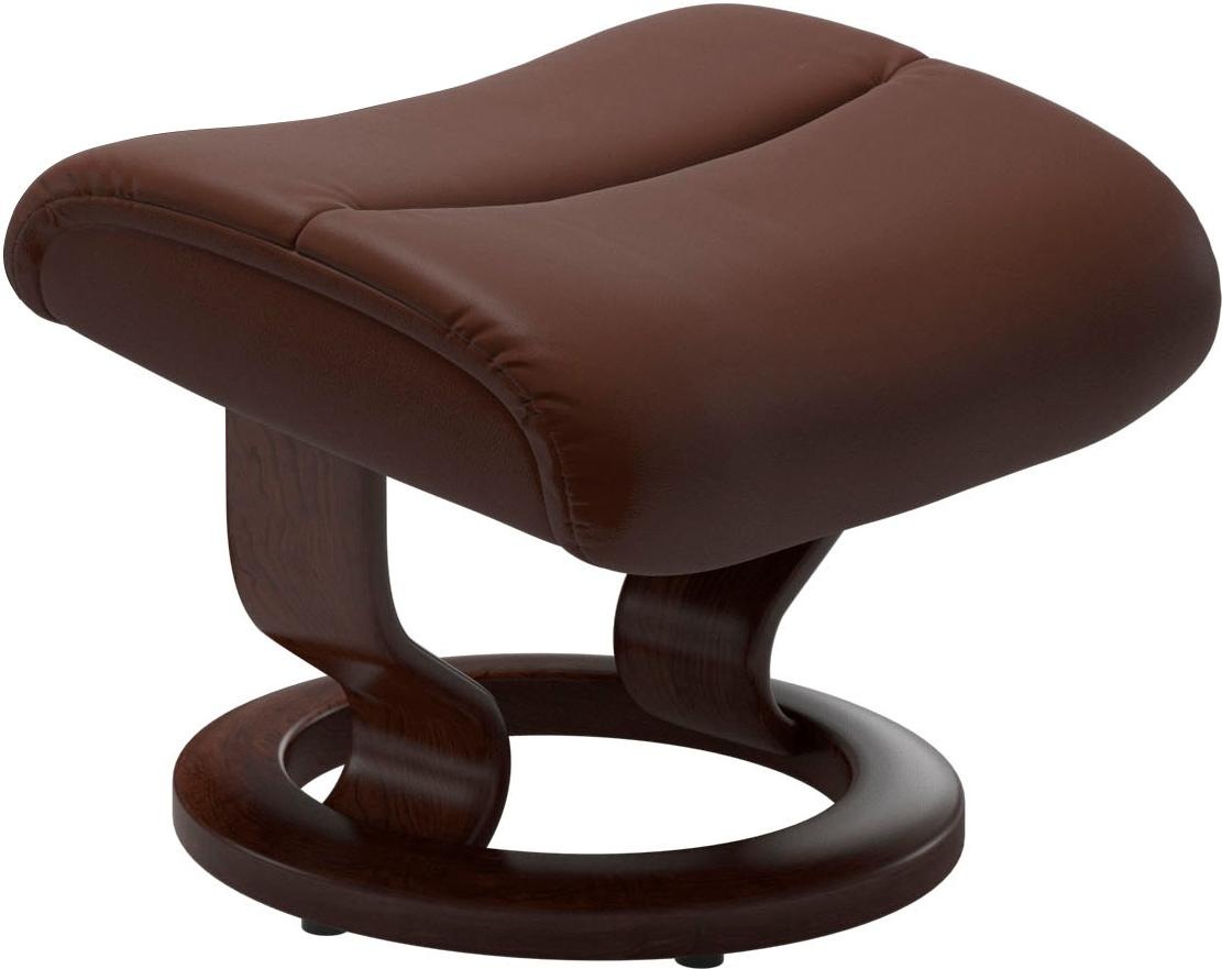 Stressless® Relaxsessel »View«, (Set, Relaxsessel mit Hocker), mit Classic Base, Größe M,Gestell Braun