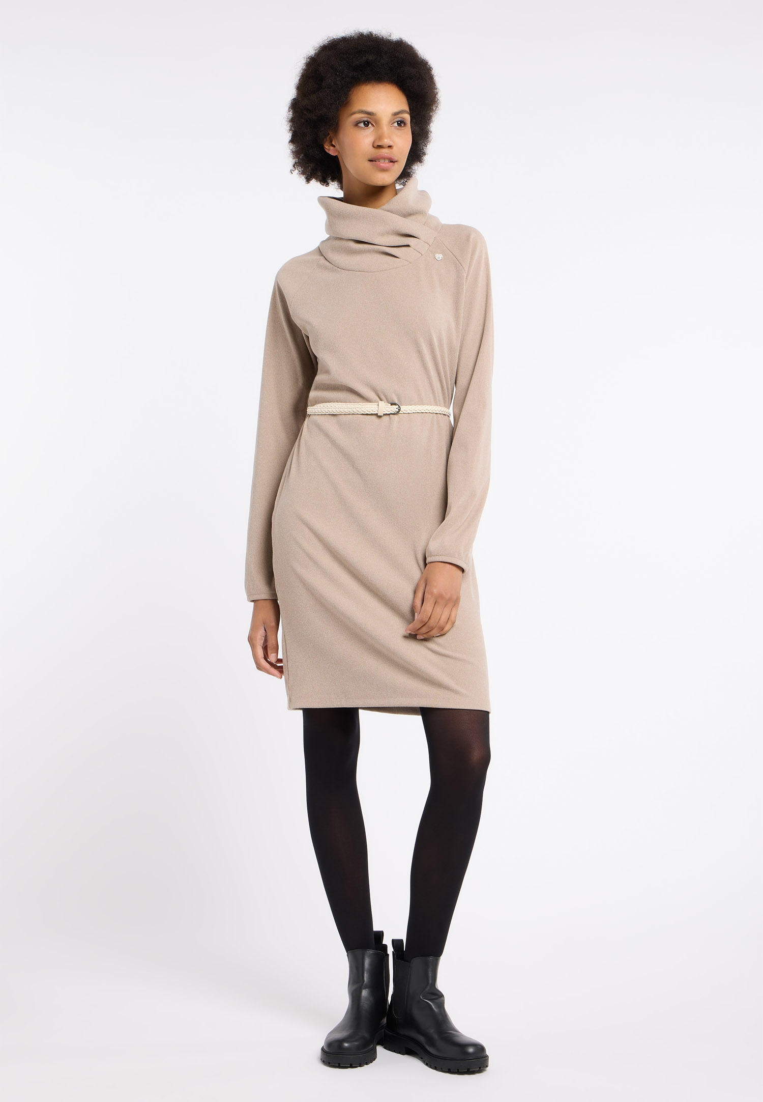 Ragwear Minikleid »BELLITA«, in Samt Optik