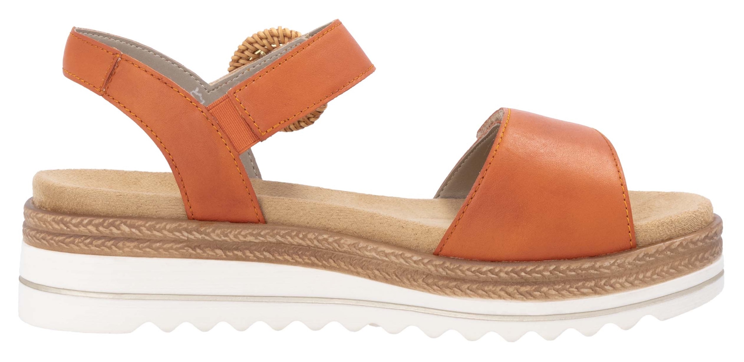 Remonte Keilsandalette, Sommerschuh, Riemchensandale mit praktischem Klettverschlüssen
