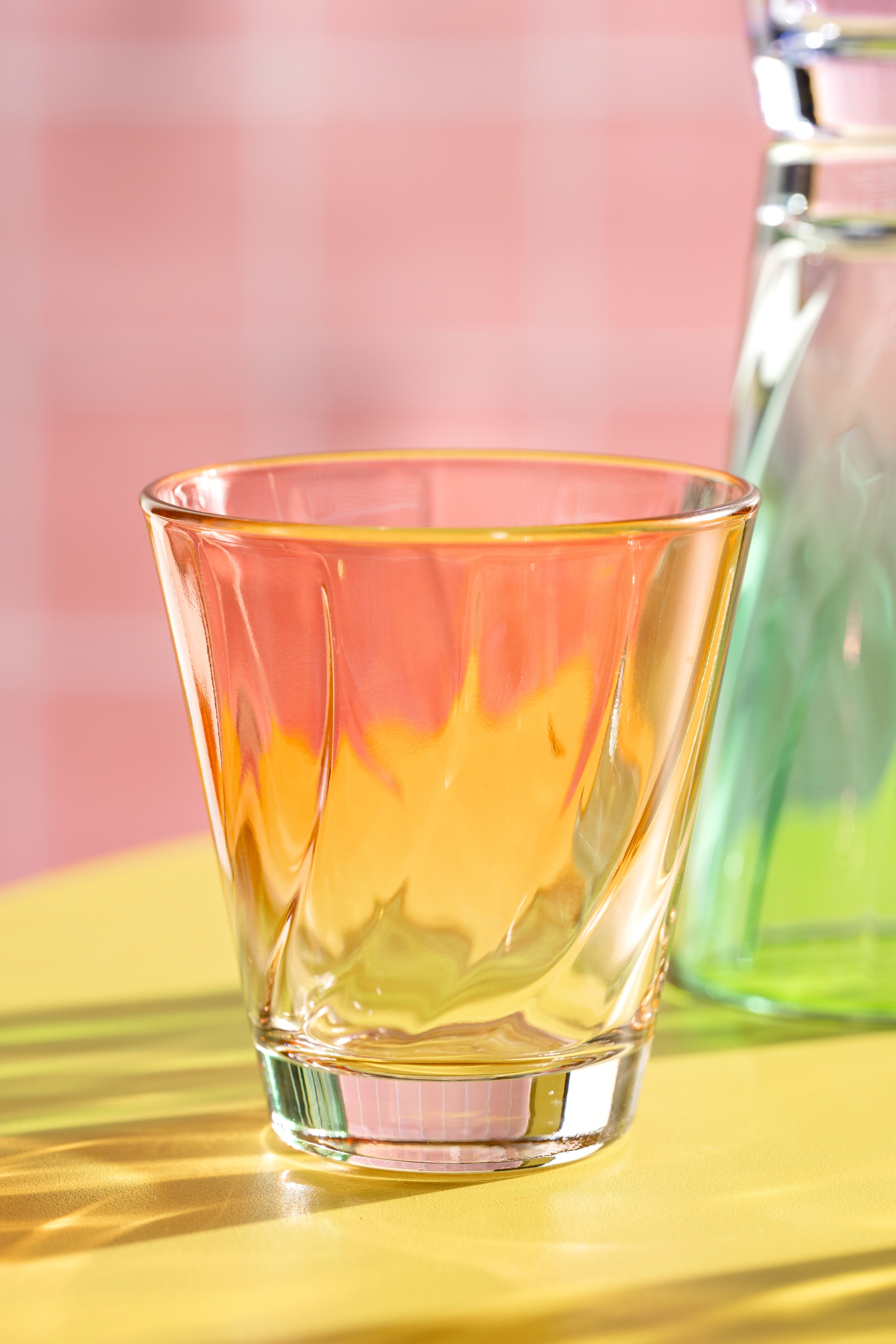 LEONARDO Gläser-Set »Trinkglas, TWIST, 215 ml, 4er-Set«, (Set, 4 tlg.), Whiskybecher, spülmaschinengeeignet