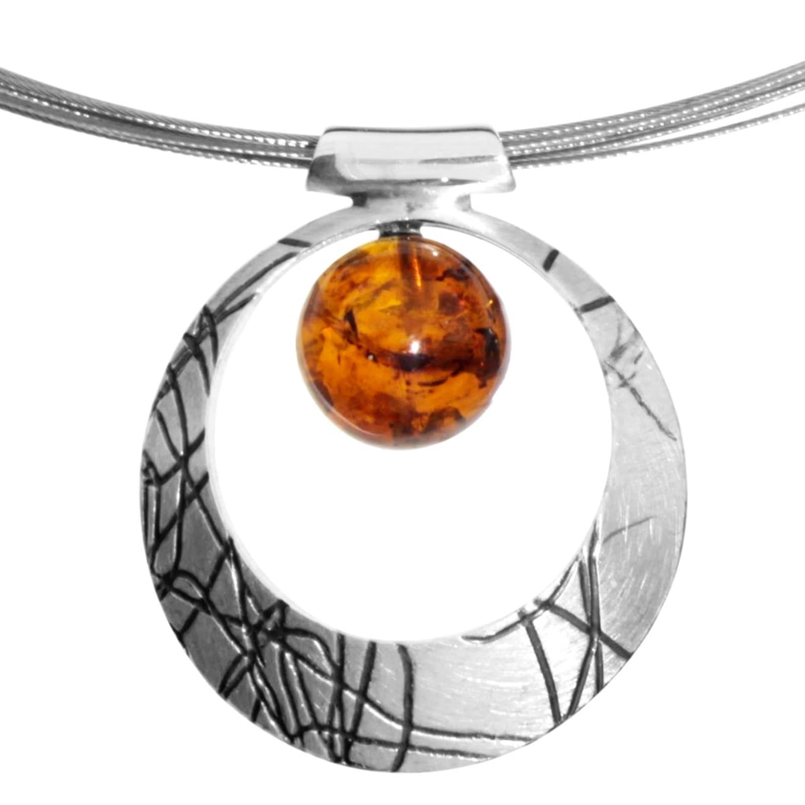 OSTSEE-SCHMUCK Halsreif "Ostsee-Schmuck Halsreif mit Anhänger Rabia-Sarah Vicenca"
