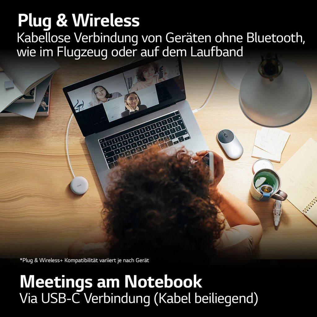 LG wireless In-Ear-Kopfhörer »TONE Free DT90Q«