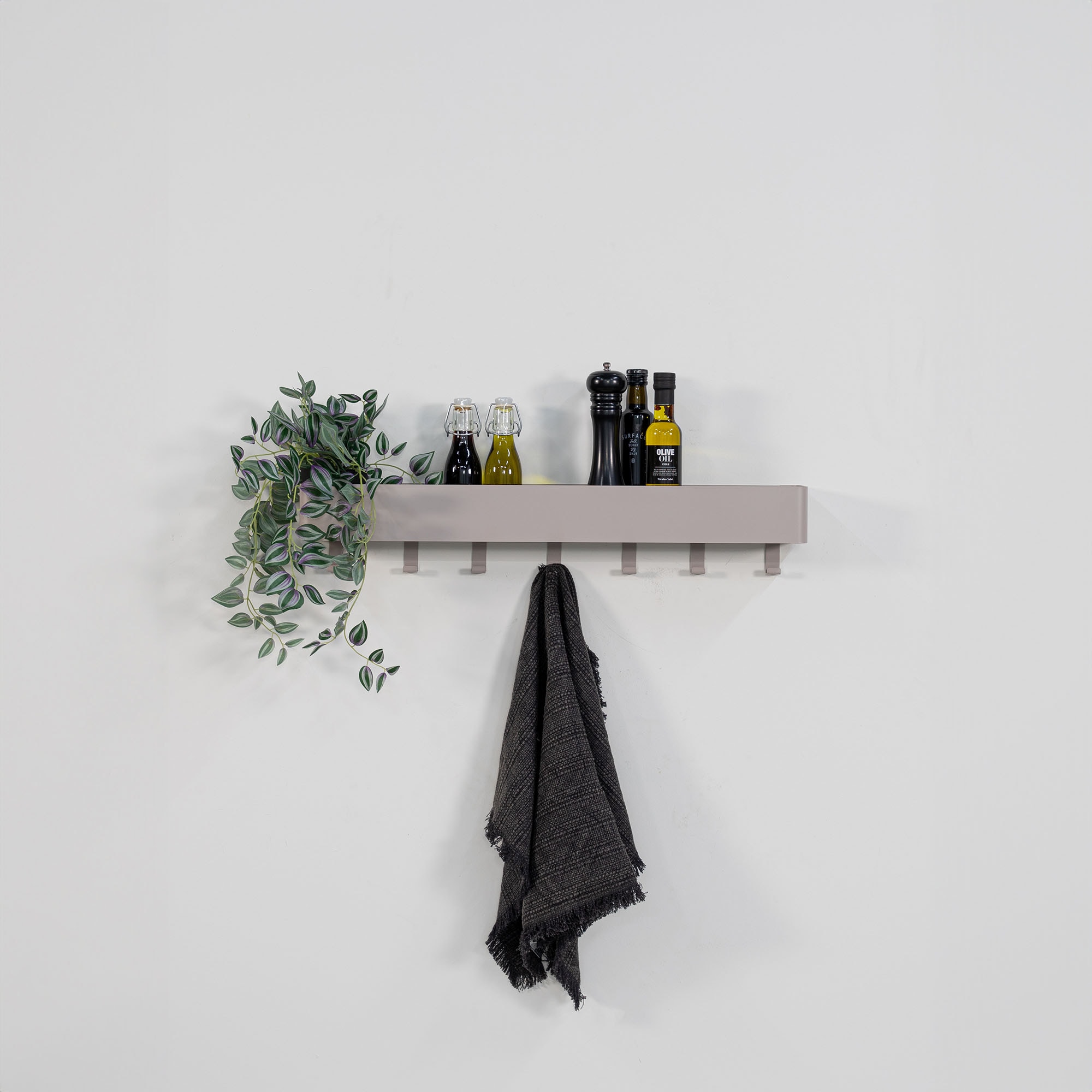 Spinder Design Garderobenhaken »Multi 7« 2-in-1 Wandregal + Garderobe
