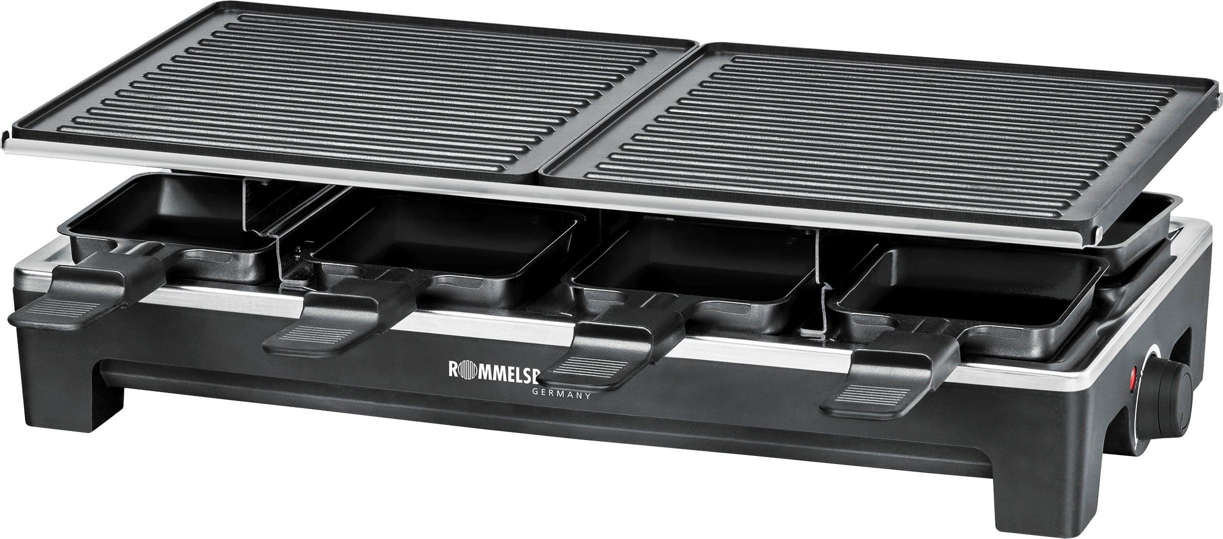 Rommelsbacher Raclette »RCS 1350«, 8 St. Raclettepfännchen, 1350 W