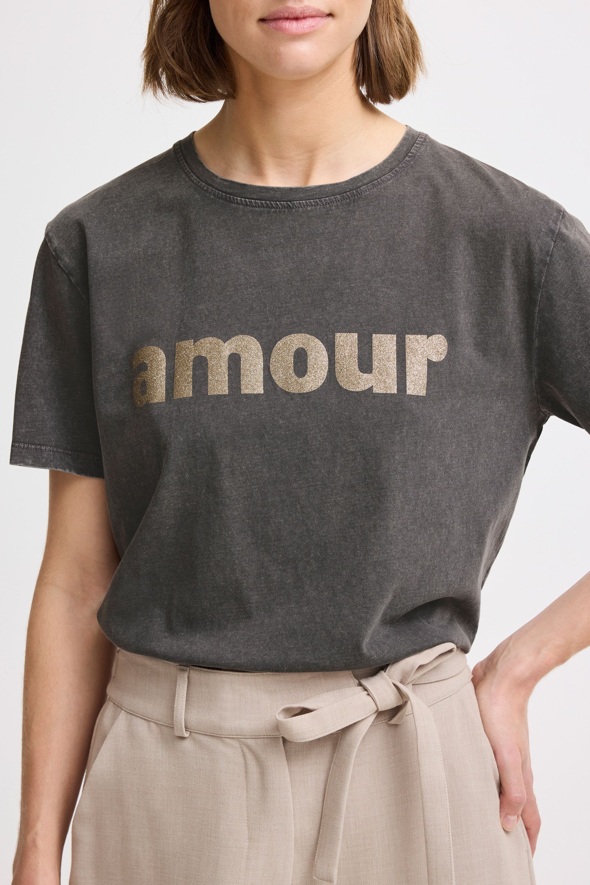 b.young T-Shirt »T-Shirt BYSOLKO TEXT TSHIRT -«