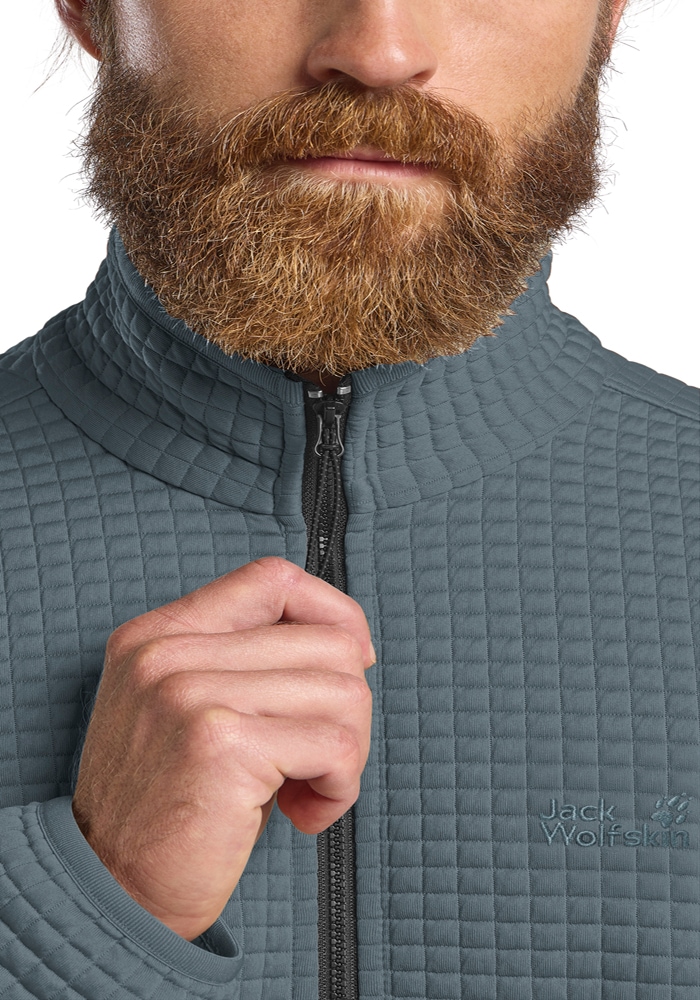 Jack Wolfskin Fleecejacke »MOGARI FZ M« leicht, als Außenschicht, für Sommerabende und Übergangszeit, wärmend