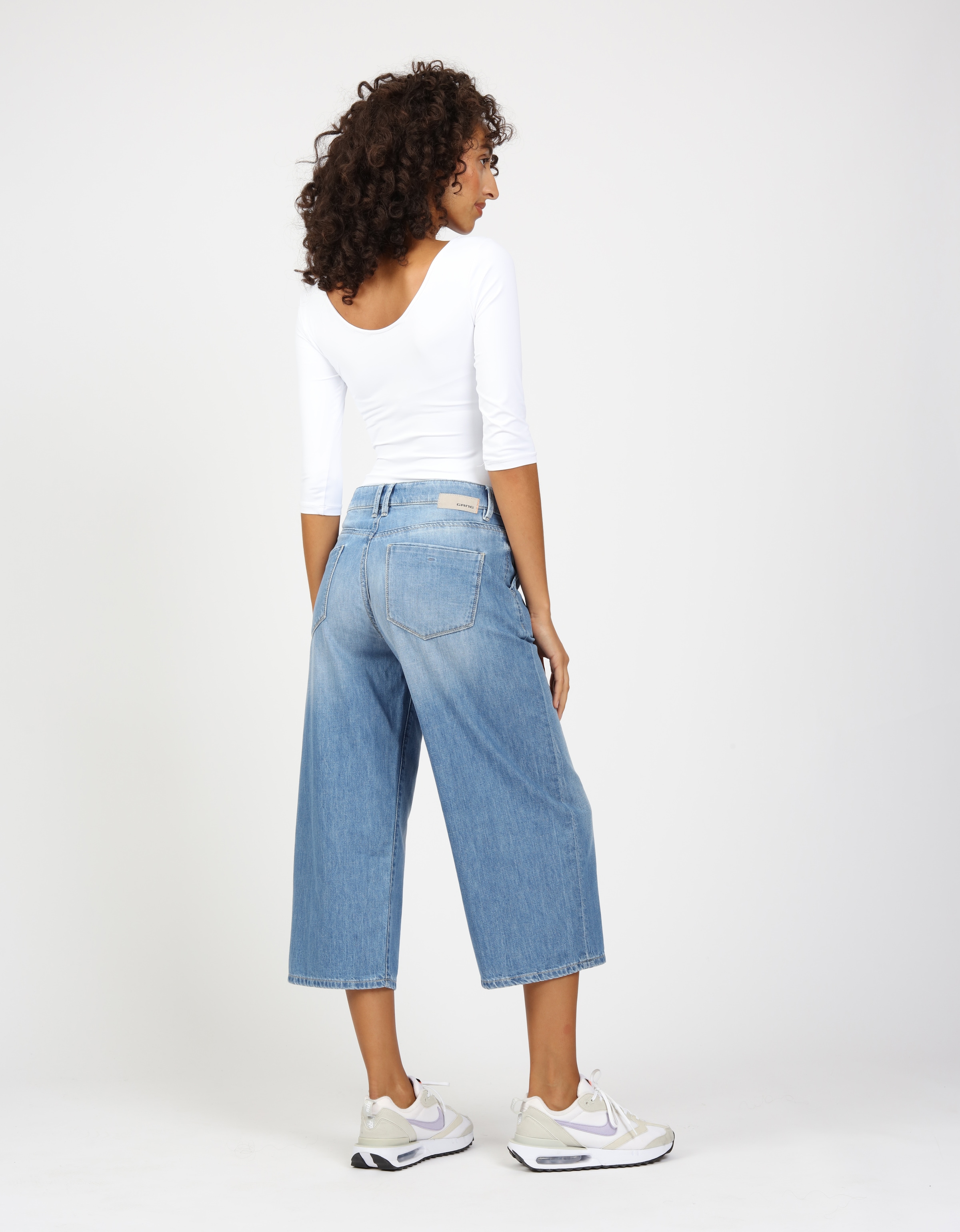 GANG 3/4-Jeans »94MONA CULOTTE«, mit weitem Bein