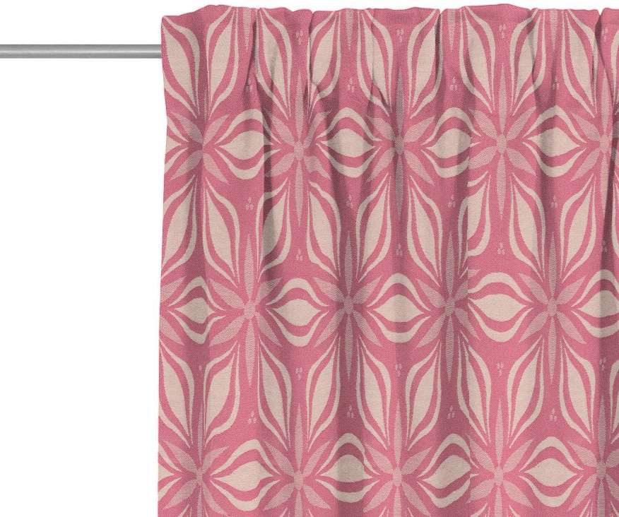 Adam Vorhang »Retro Floret«, (1 St.), aus Bio-Baumwolle