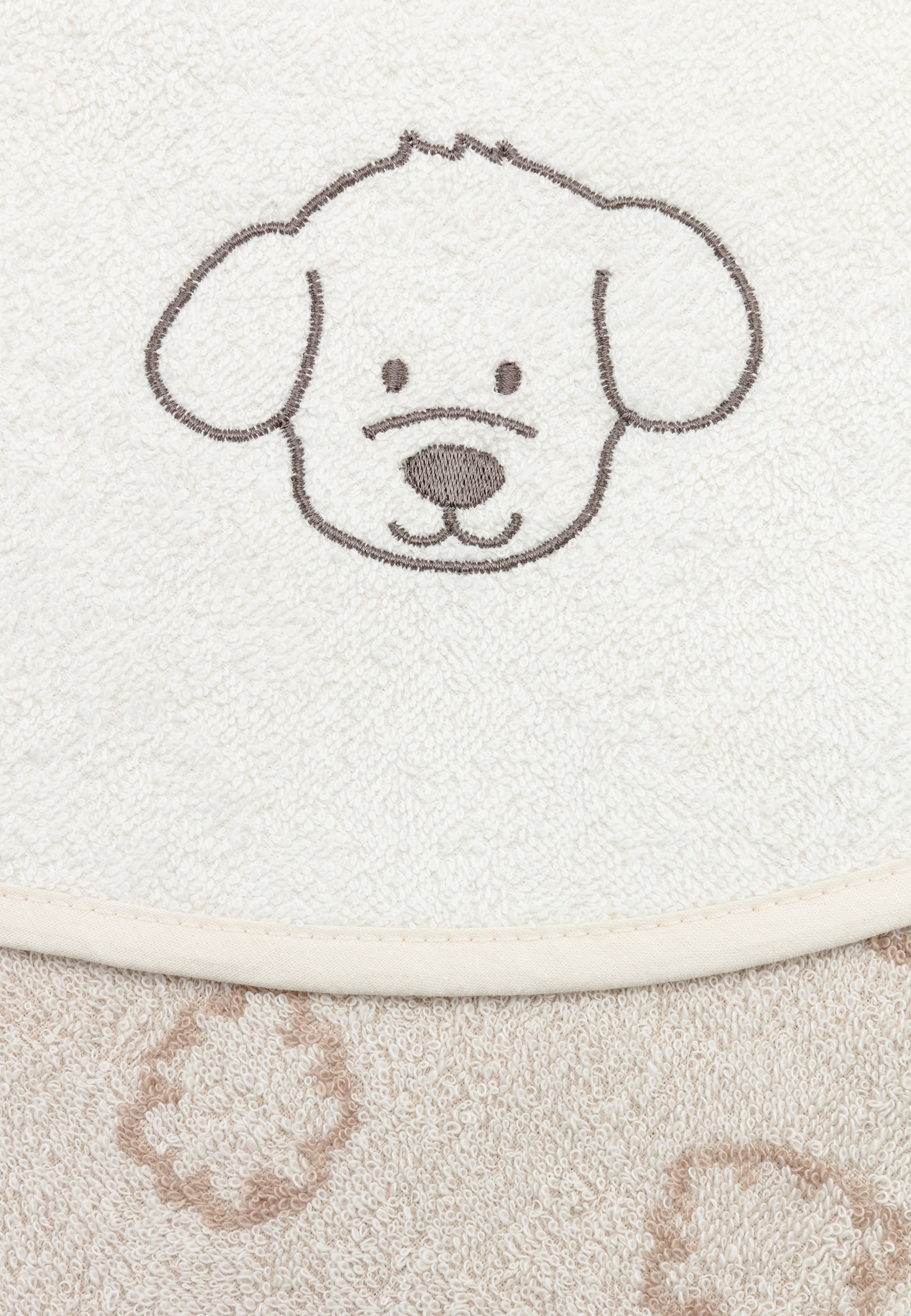Sterntaler® Kapuzenhandtuch »Kapuzenbadetuch 80x80 cm HUND Lucky«, (1 St.)