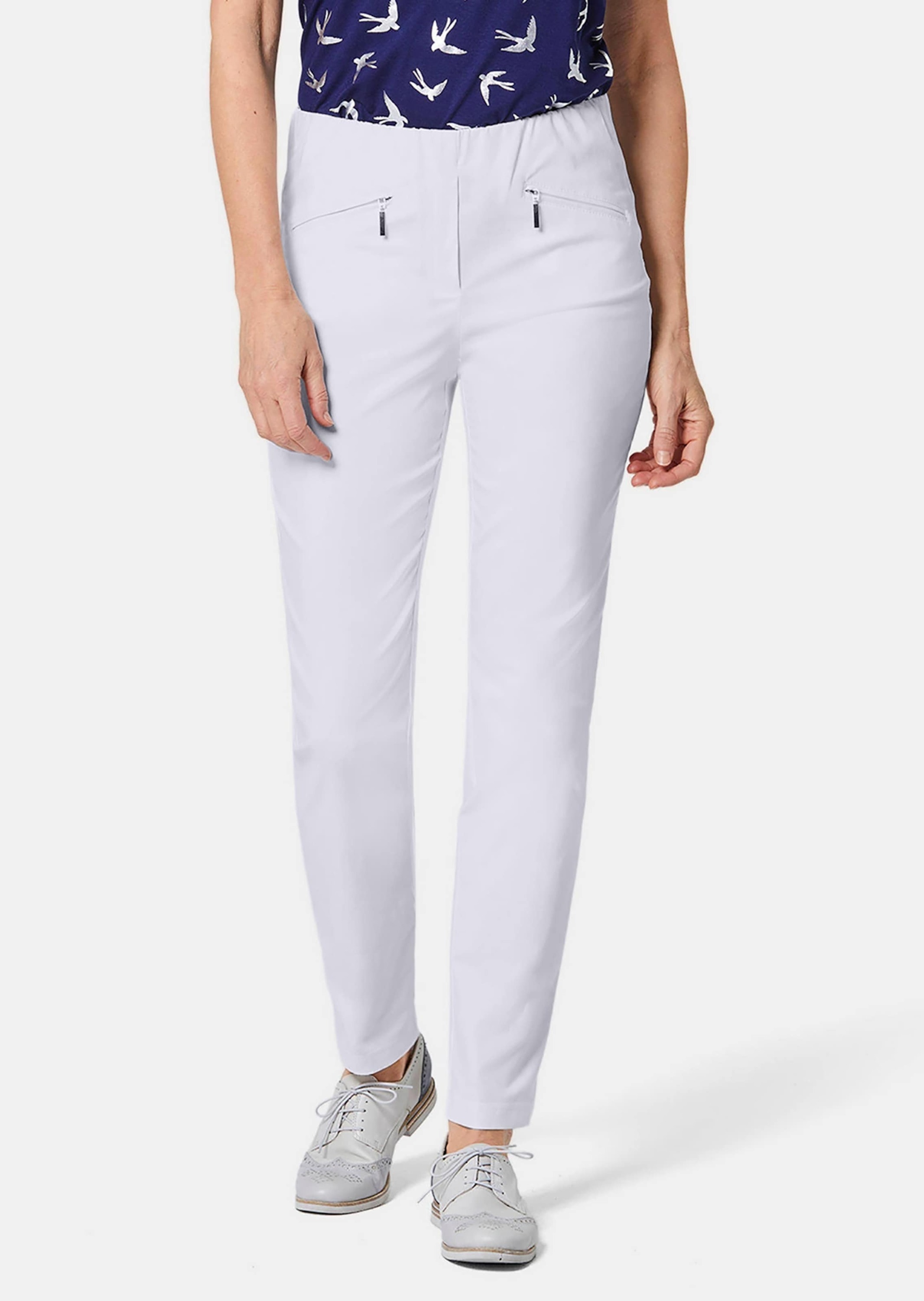 GOLDNER 2-in-1-Hose »Schlupfhose LOUISA mit Steppnähten«