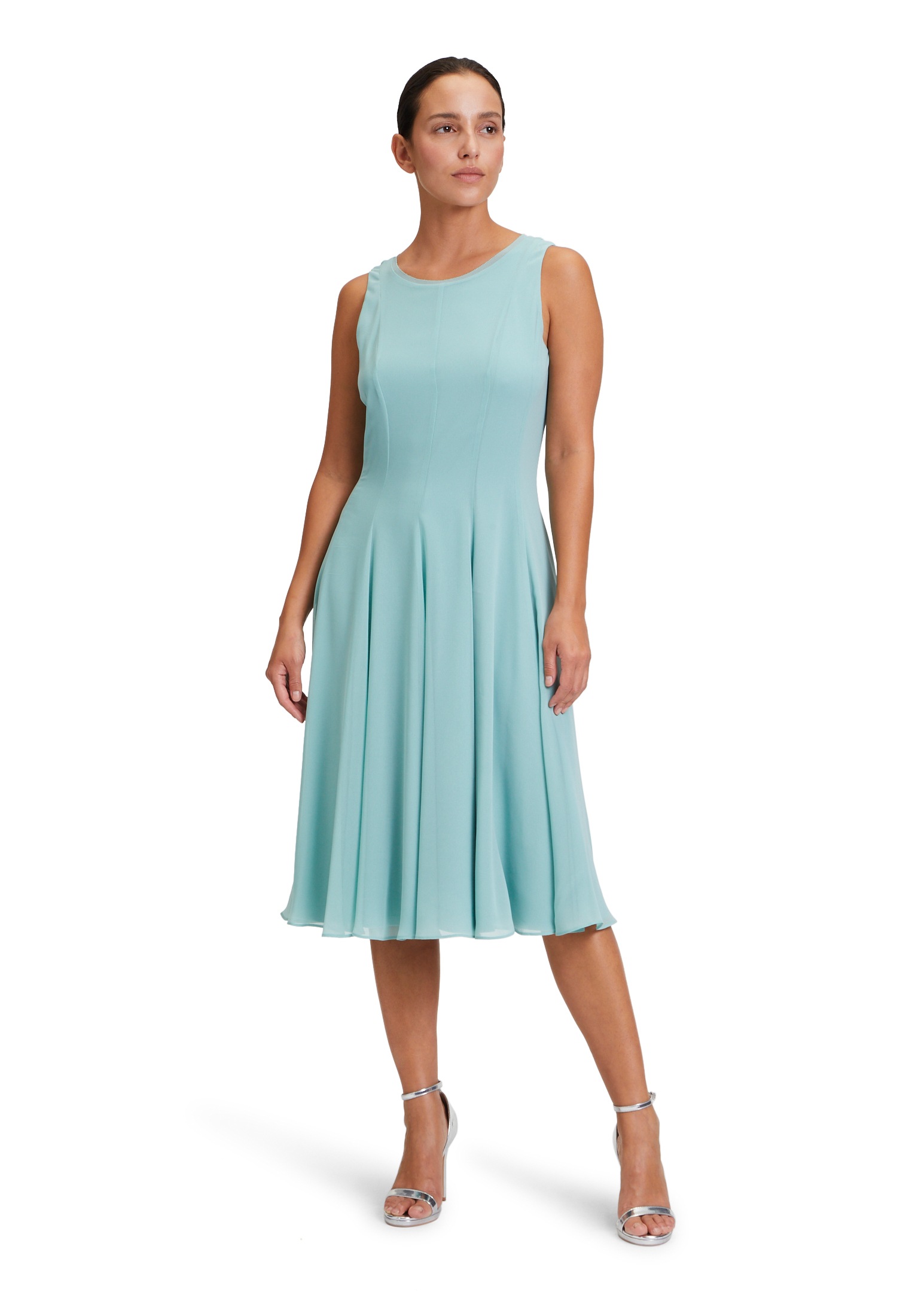 Vera Mont Chiffonkleid »Chiffonkleid kurzarm«
