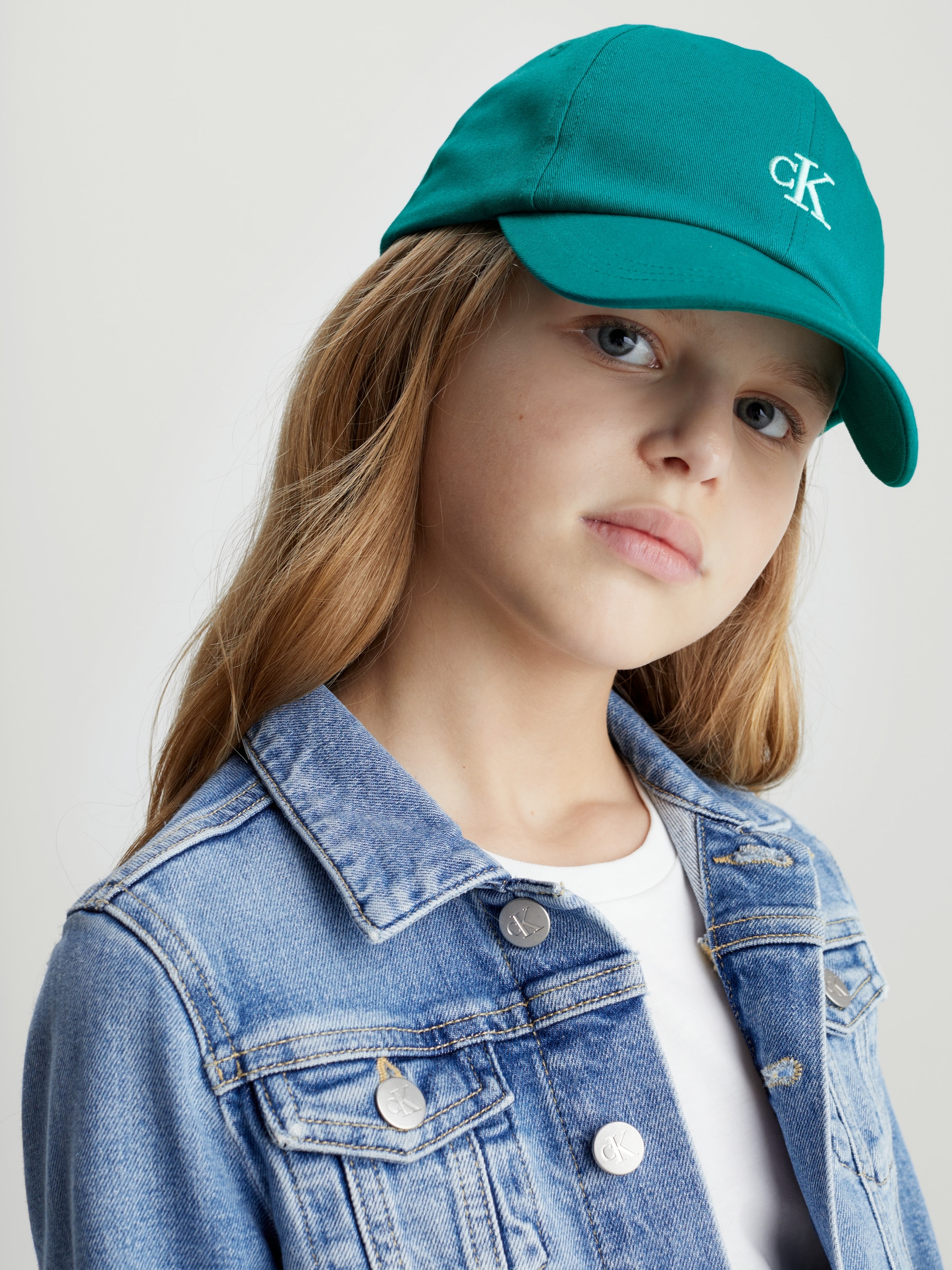 Calvin Klein Jeans Baseball Cap »MONOGRAM BASEBALL CAP«, für Kinder bis 16 Jahre mit Klettverschluss