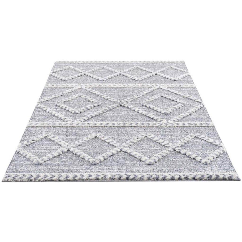 Carpet City Hochflor-Teppich »Focus 3022«, rechteckig