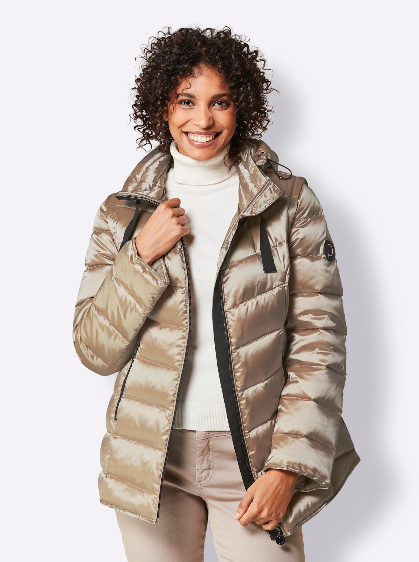 CREATION L PREMIUM Daunenjacke mit Kapuze